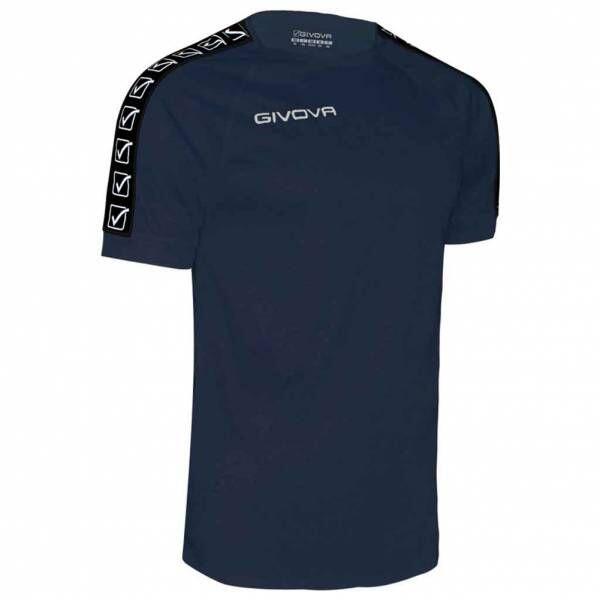T-shirt uomo givova blu 4/4