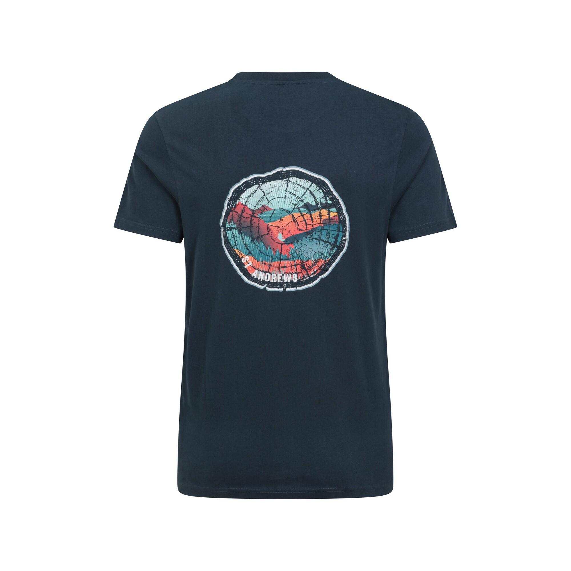 Maglietta Anello D´Albero Uomo Mountain Warehouse St Andrews Blu Scuro 2/4