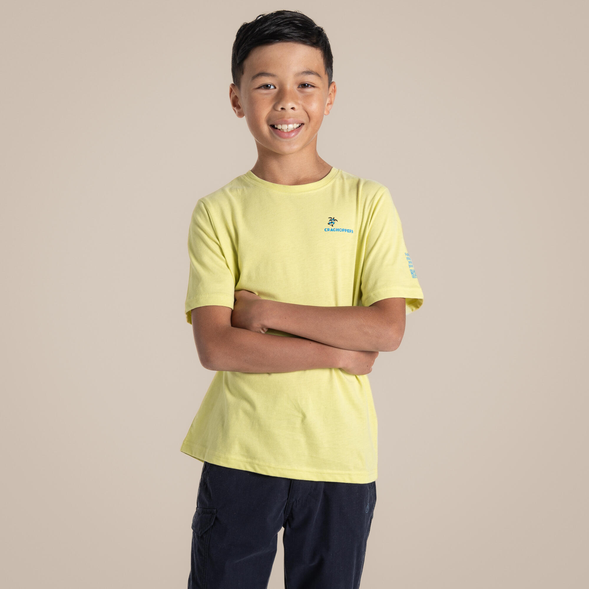 Craghoppers Ellis T-shirt voor kinderen, korte mouw, biologisch katoen 2/7
