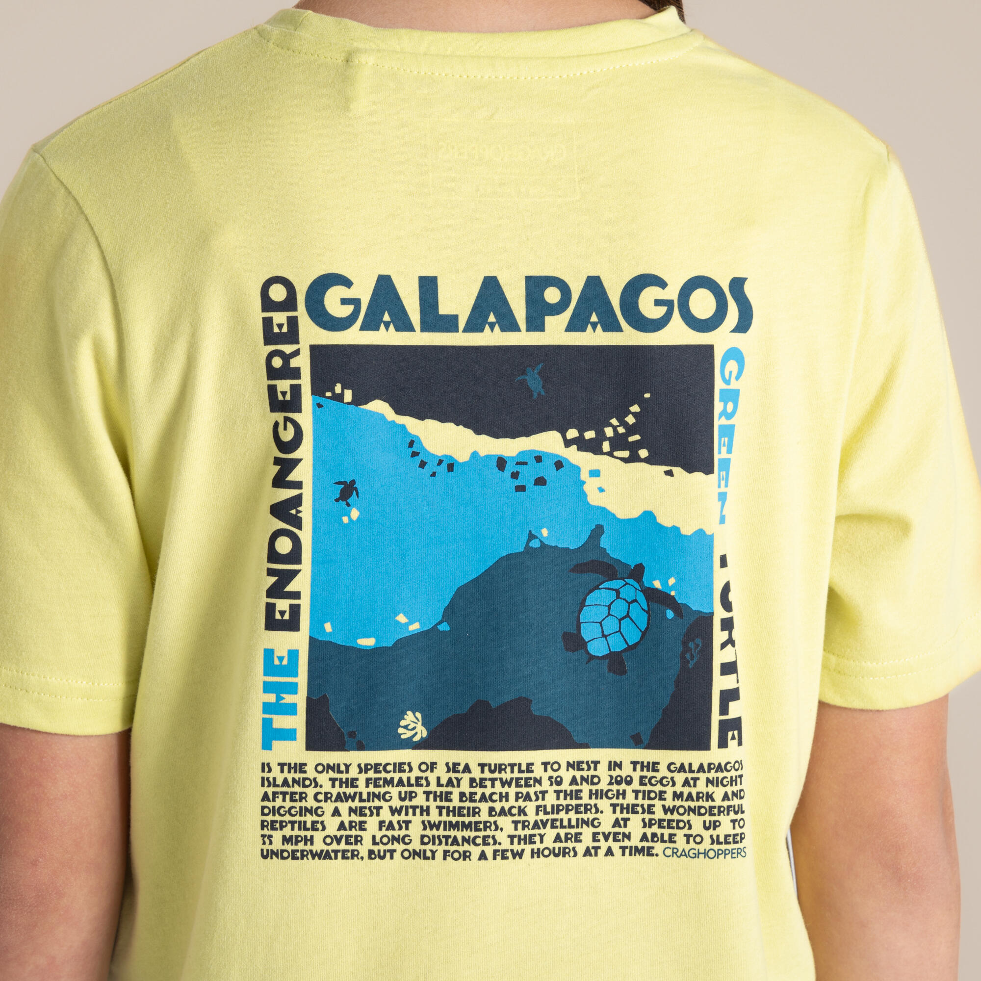 Craghoppers Ellis T-shirt voor kinderen, korte mouw, biologisch katoen 7/7