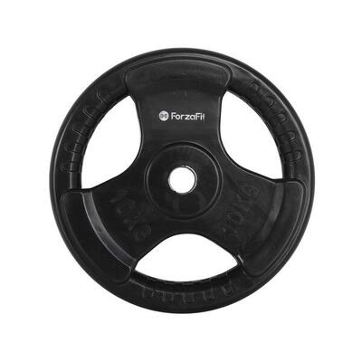 Ivol halterschijf rubber - boring 60 mm - 10 kg