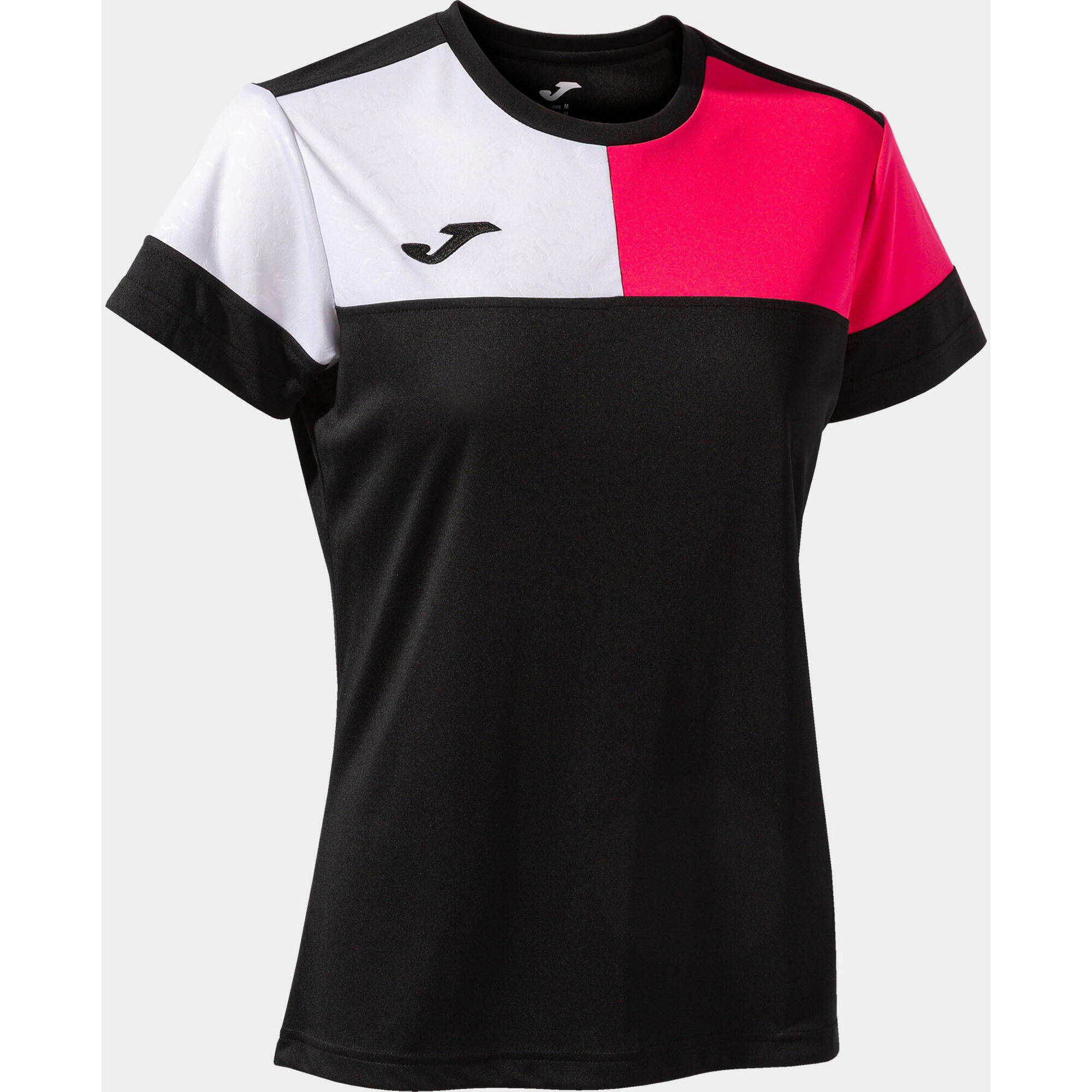 Joma damska koszulka krótki rękaw Black-Pink S