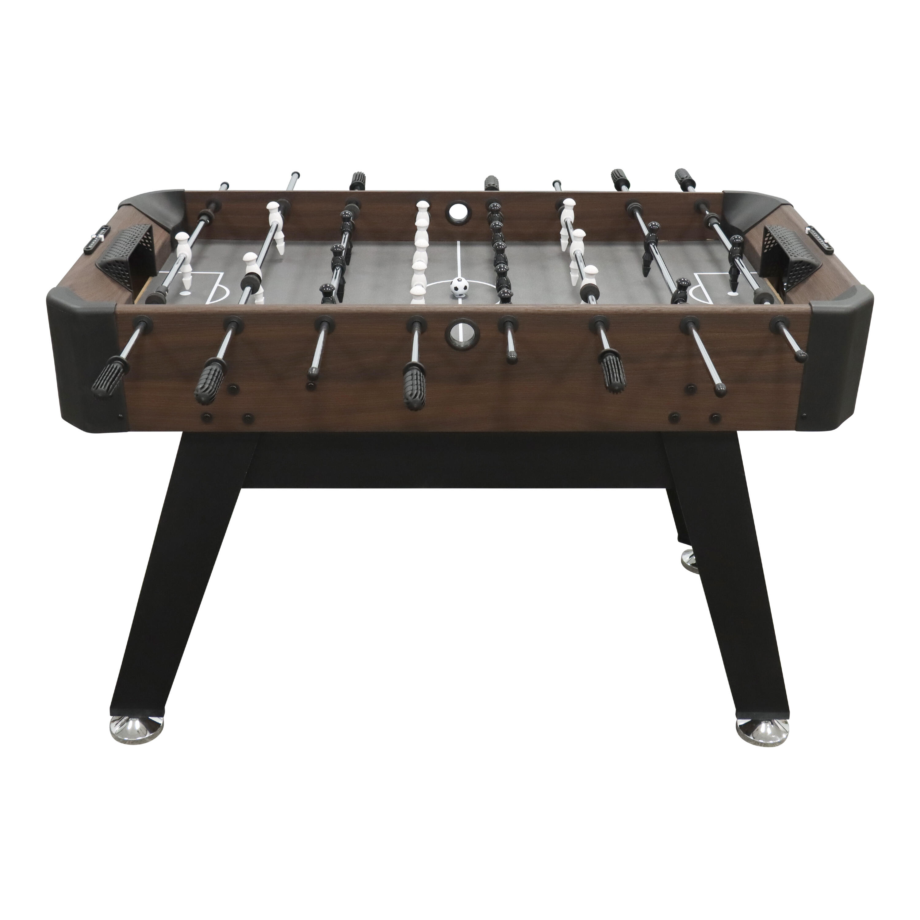 Table de Babyfoot Striker | Accessoires inclus, Marron Foncé/Noire 6/7