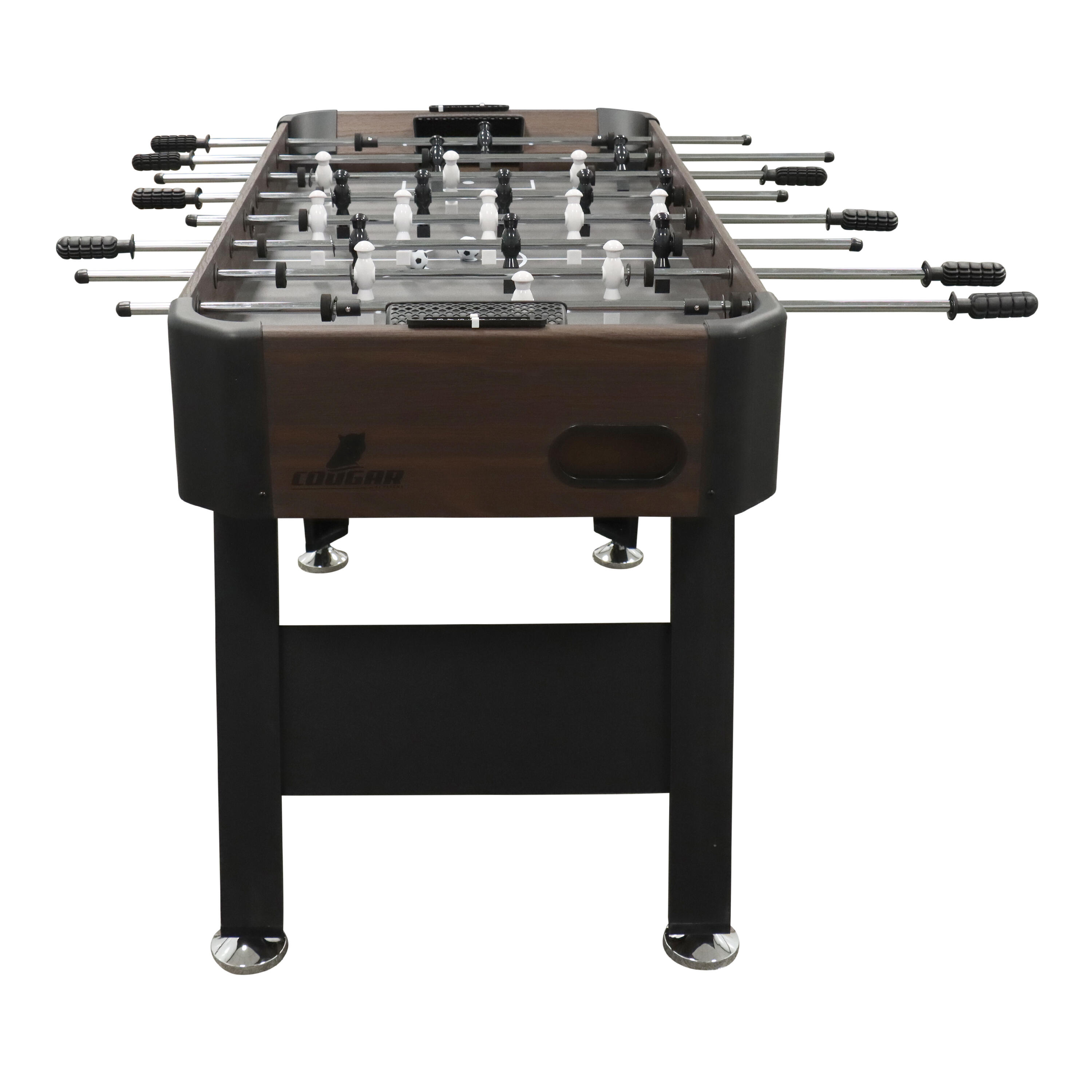 Table de Babyfoot Striker | Accessoires inclus, Marron Foncé/Noire 2/7