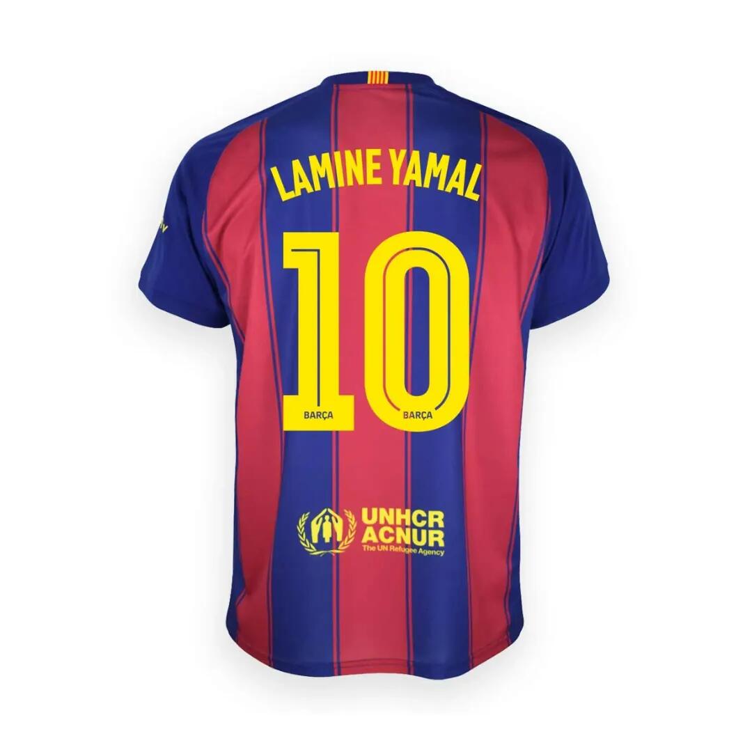 Kit Home FC Barcelona Junior Set Lamine Yamal No. 10 2025/26 Blaugrana 7/7