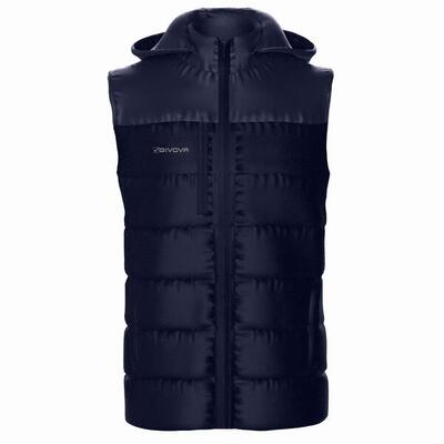Givova prime g015 bodywarmer, blauw, maat l
