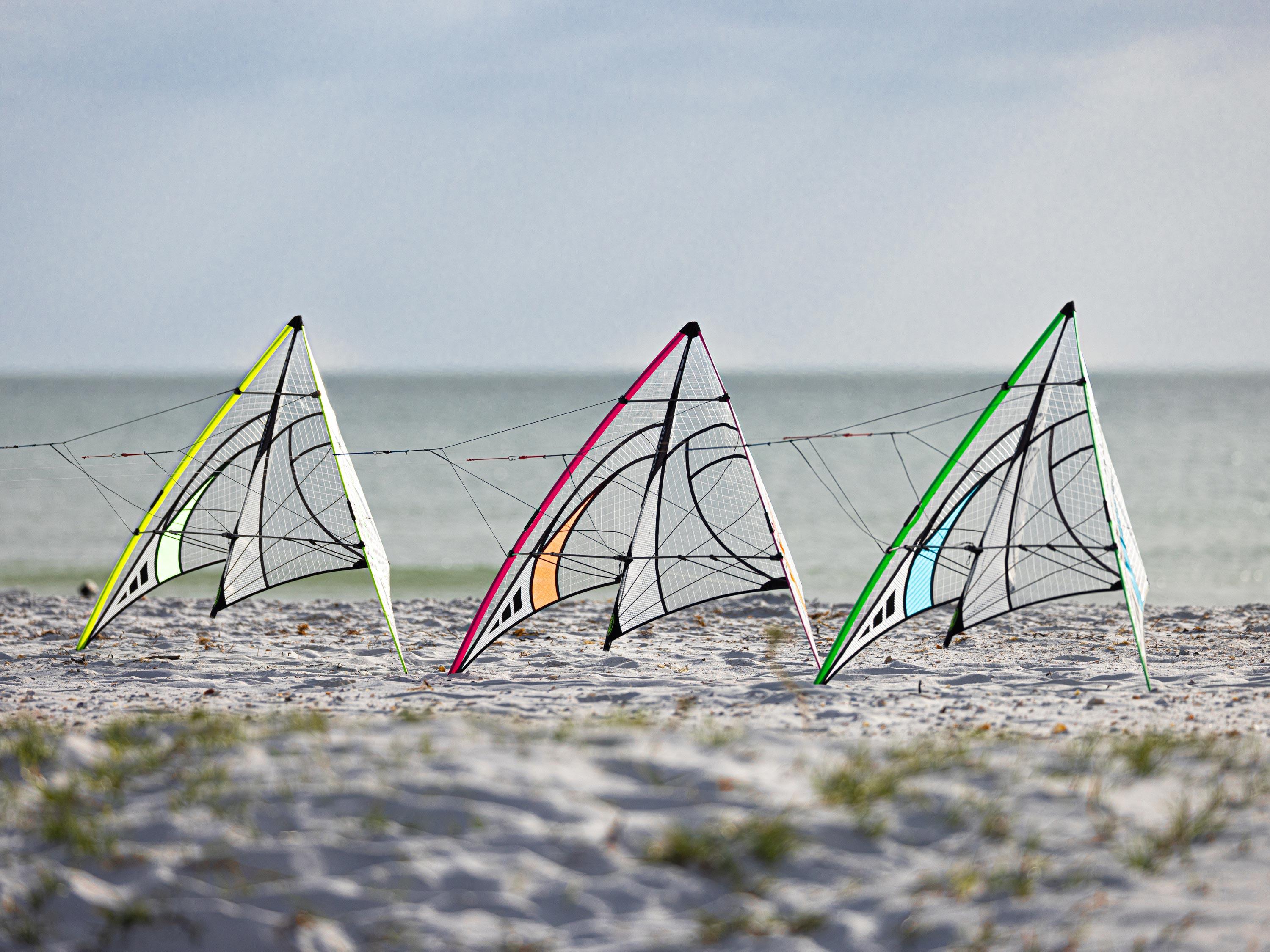 Aquilone acrobatico Prism Quantum 2.0 Mylar Blu - Verde QUAMBG Blu 221 cm 3/6