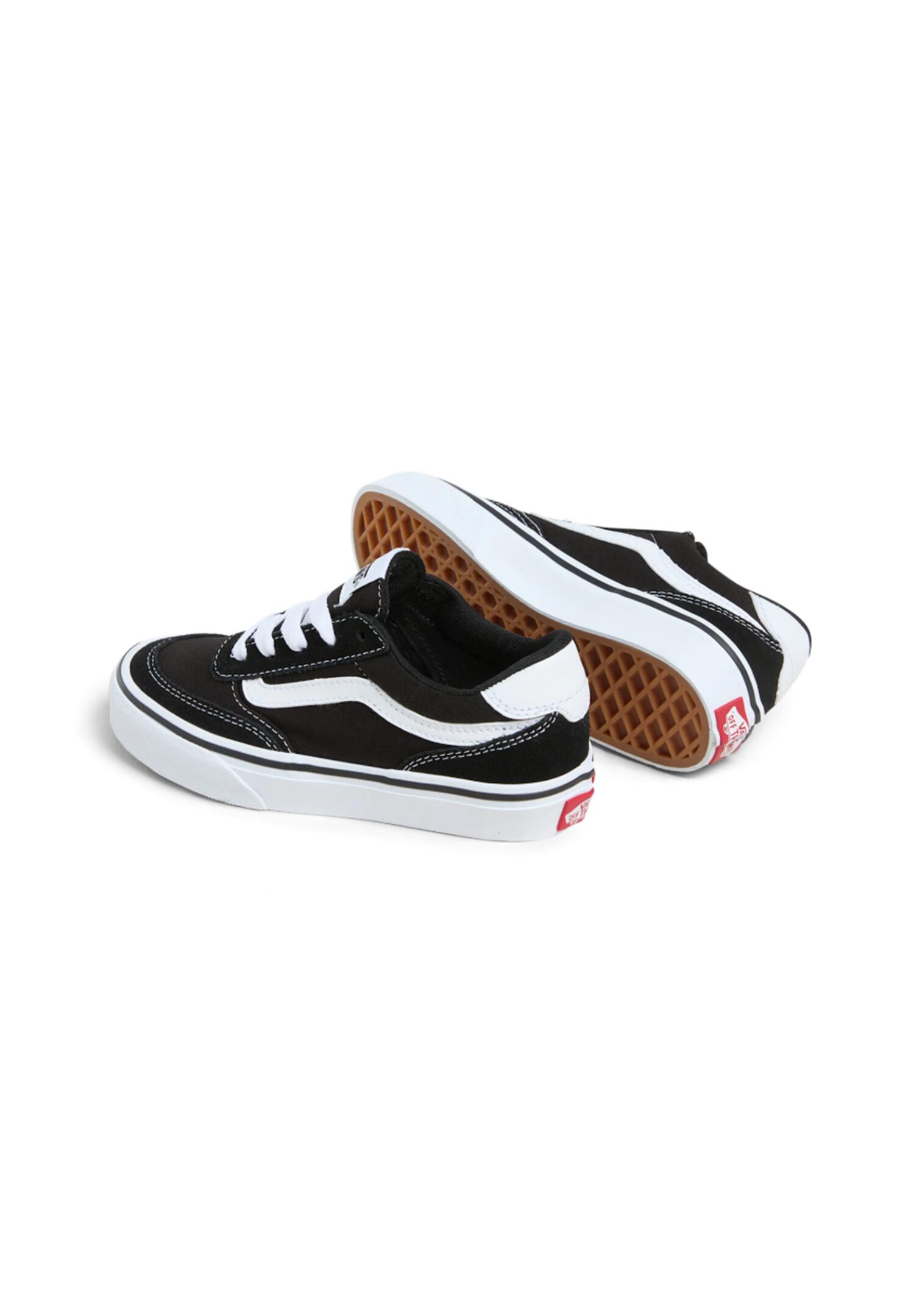 Zapatillas Niño VANS Brooklyn Ls. VN000D82BA21. Suede Black/white 2/6
