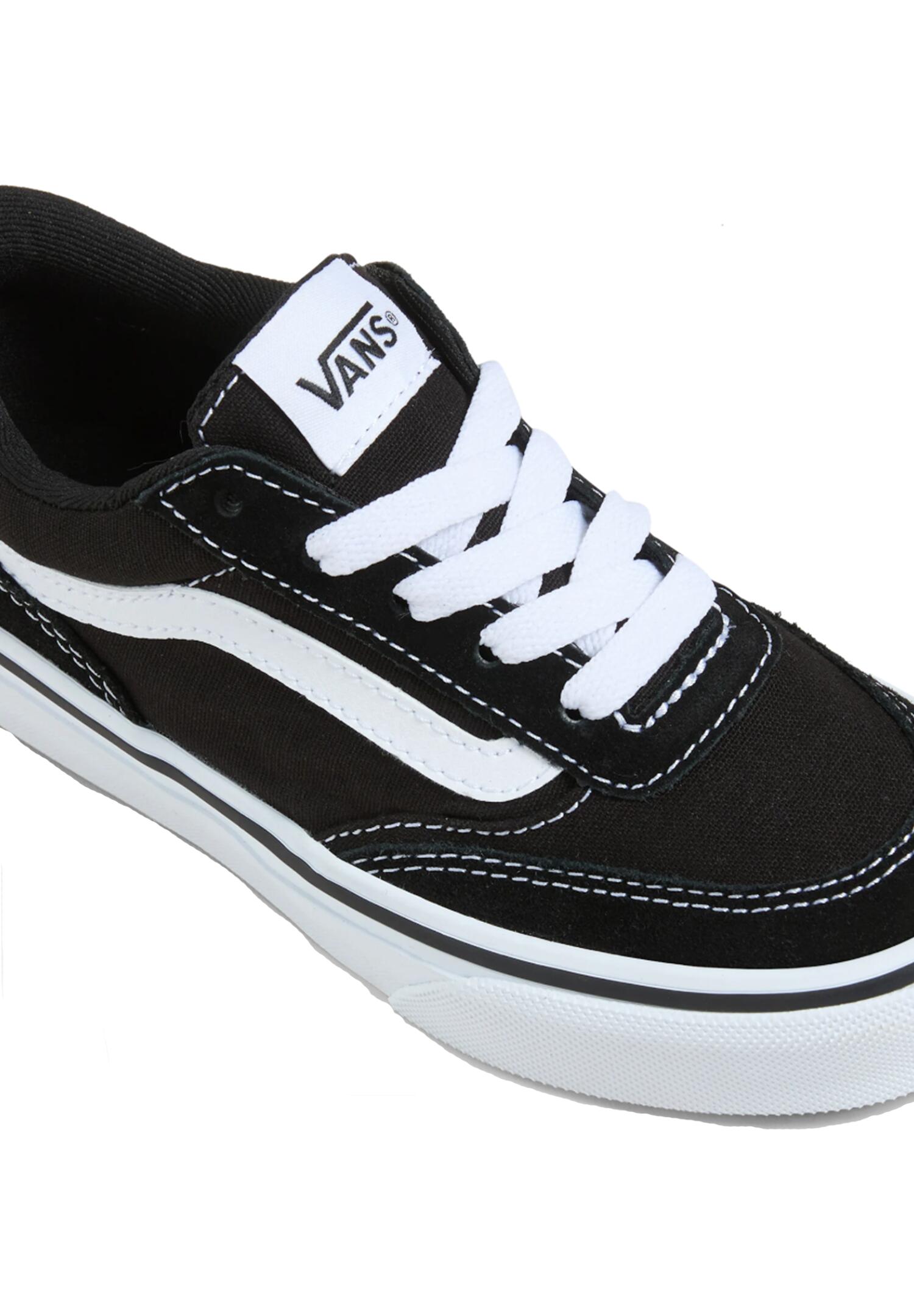 Zapatillas Niño VANS Brooklyn Ls. VN000D82BA21. Suede Black/white 3/6