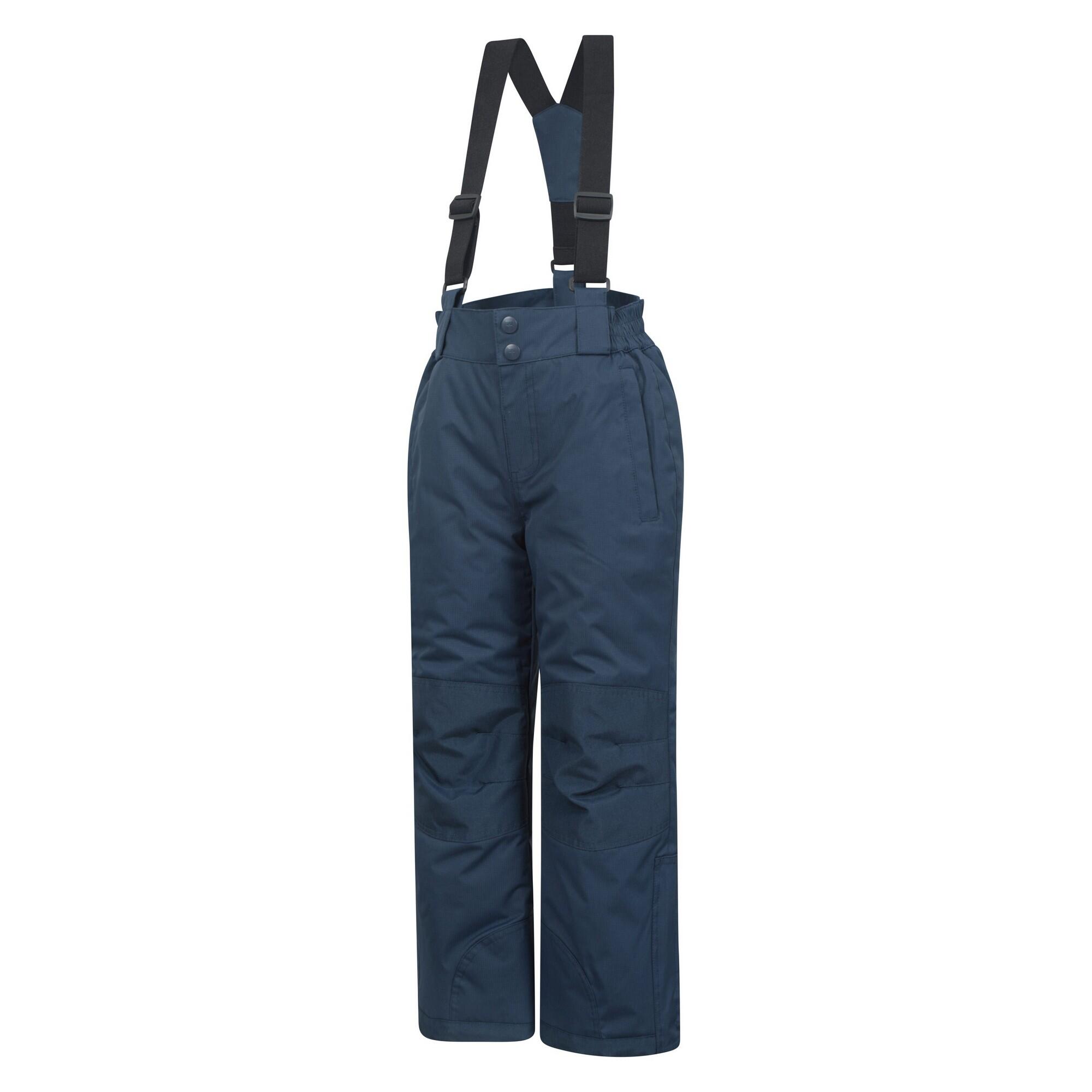 Skijacke und Hosen Kinder Flieder 2/4