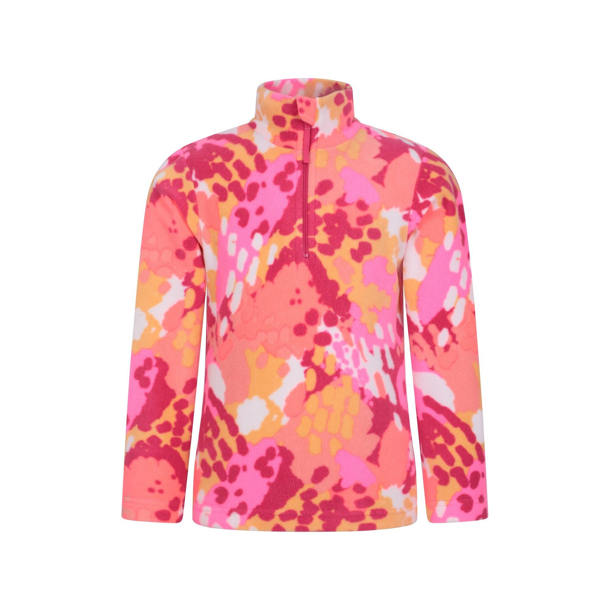 MOUNTAIN WAREHOUSE Felpa In Pile Astratta Mezza Cerniera Bambini Mountain Warehouse Endeavour