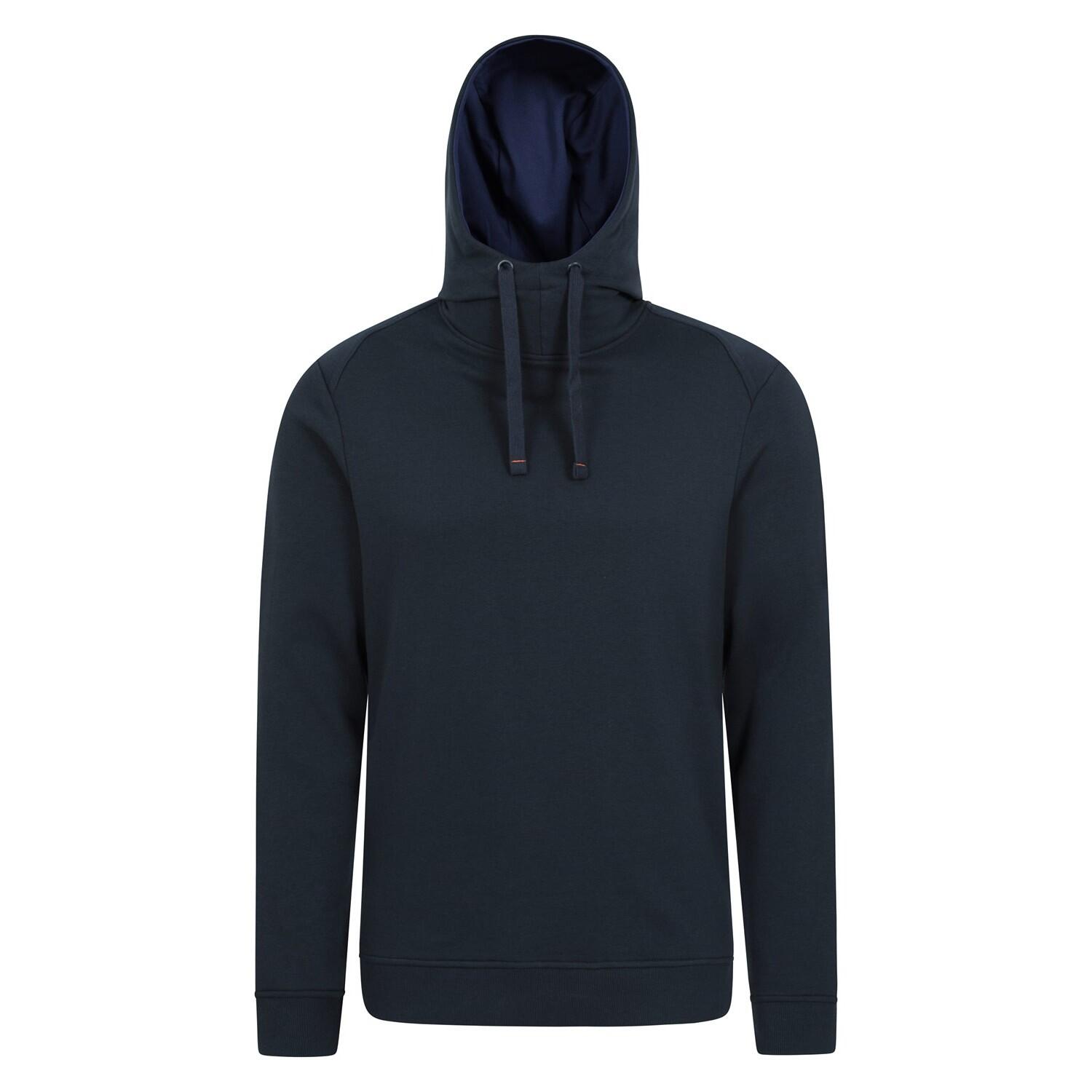MOUNTAIN WAREHOUSE Mens Alder HighNeck Hoodie (Navy)