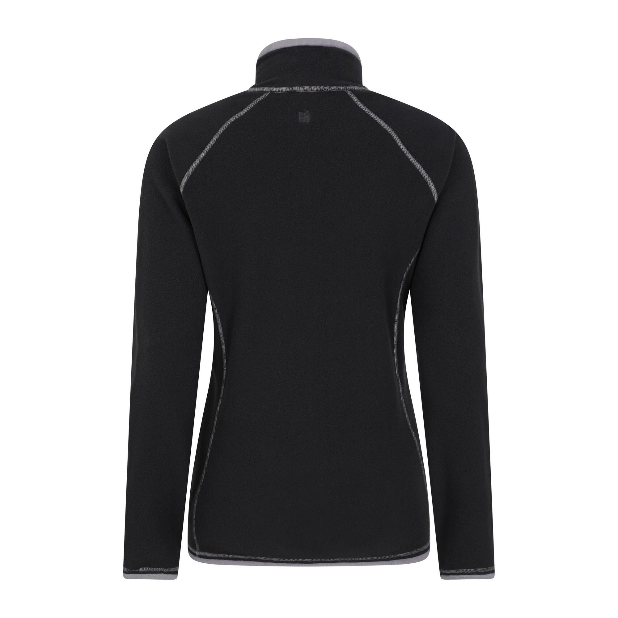 Womens/Ladies Montana Fleece Jacket (Black) 2/4