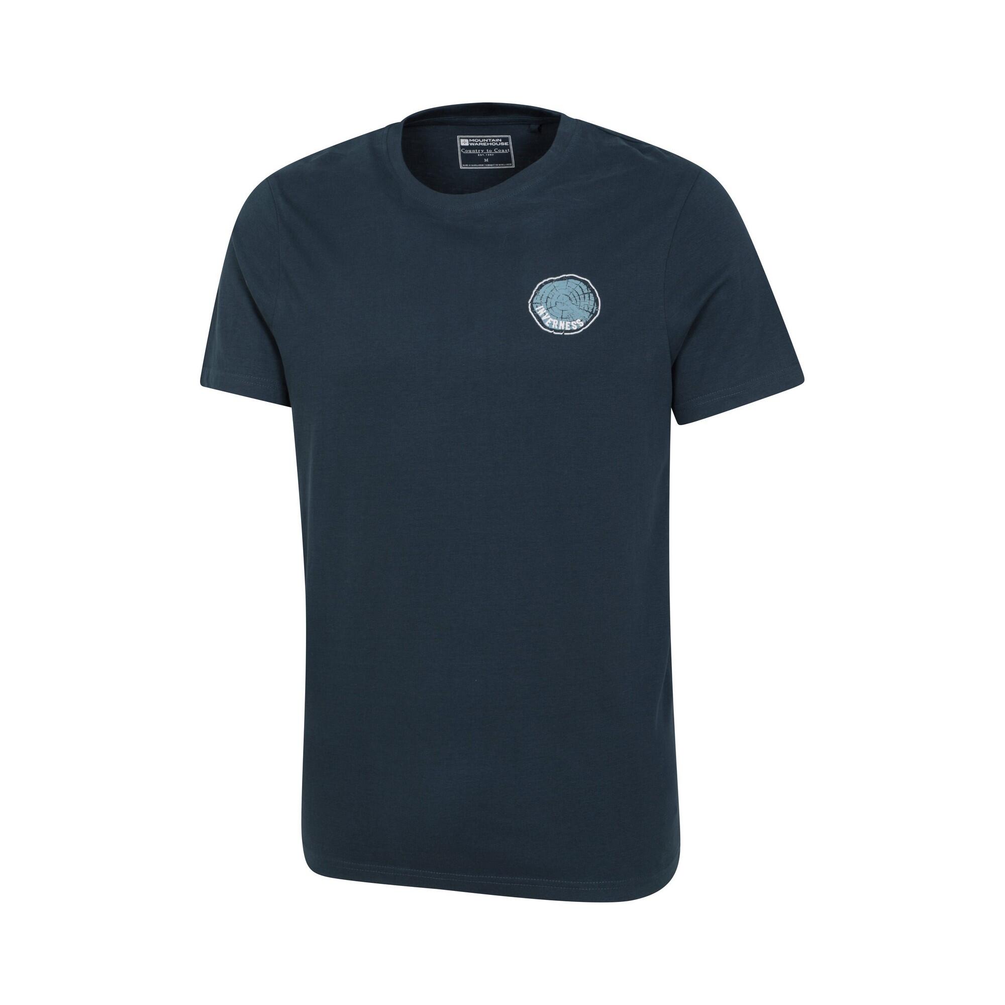 Maglietta Anello D´Albero Uomo Mountain Warehouse Inverness Blu Scuro 3/4