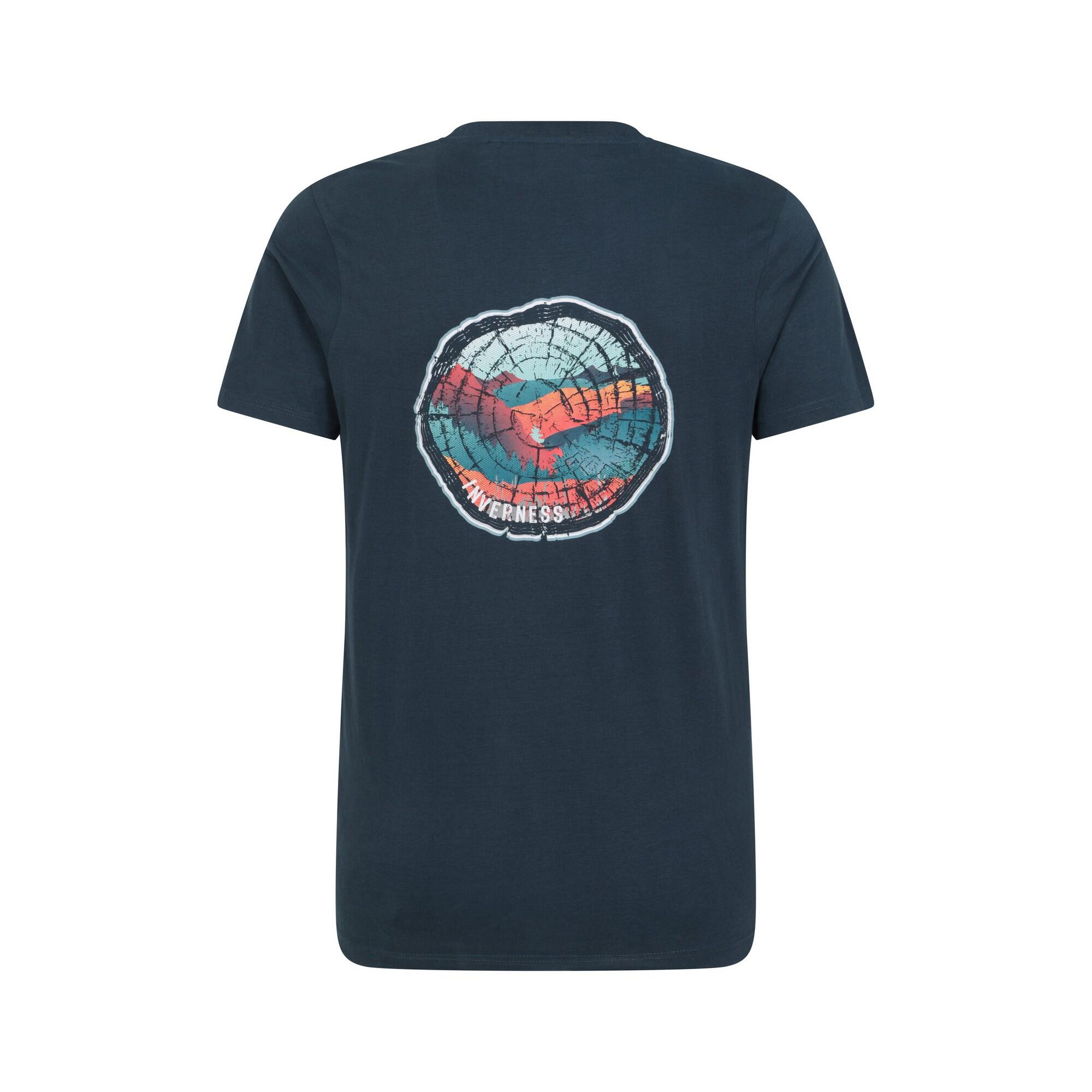 Maglietta Anello D´Albero Uomo Mountain Warehouse Inverness Blu Scuro 2/4
