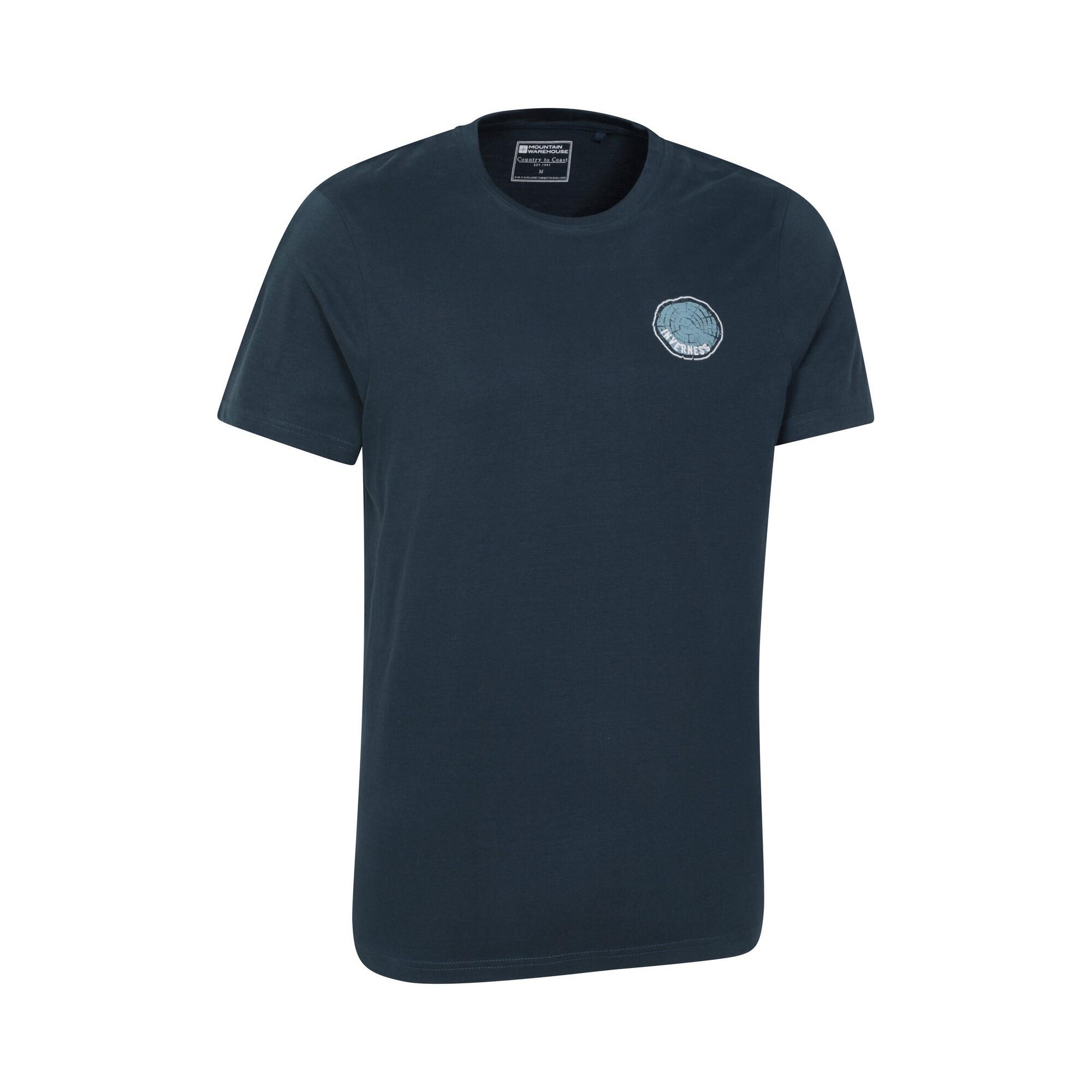 Maglietta Anello D´Albero Uomo Mountain Warehouse Inverness Blu Scuro 4/4