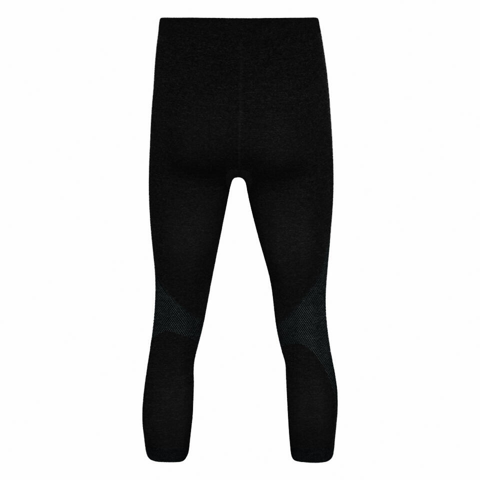 Mens In The Zone 3/4 Base Layer Leggings (Black) 1/5