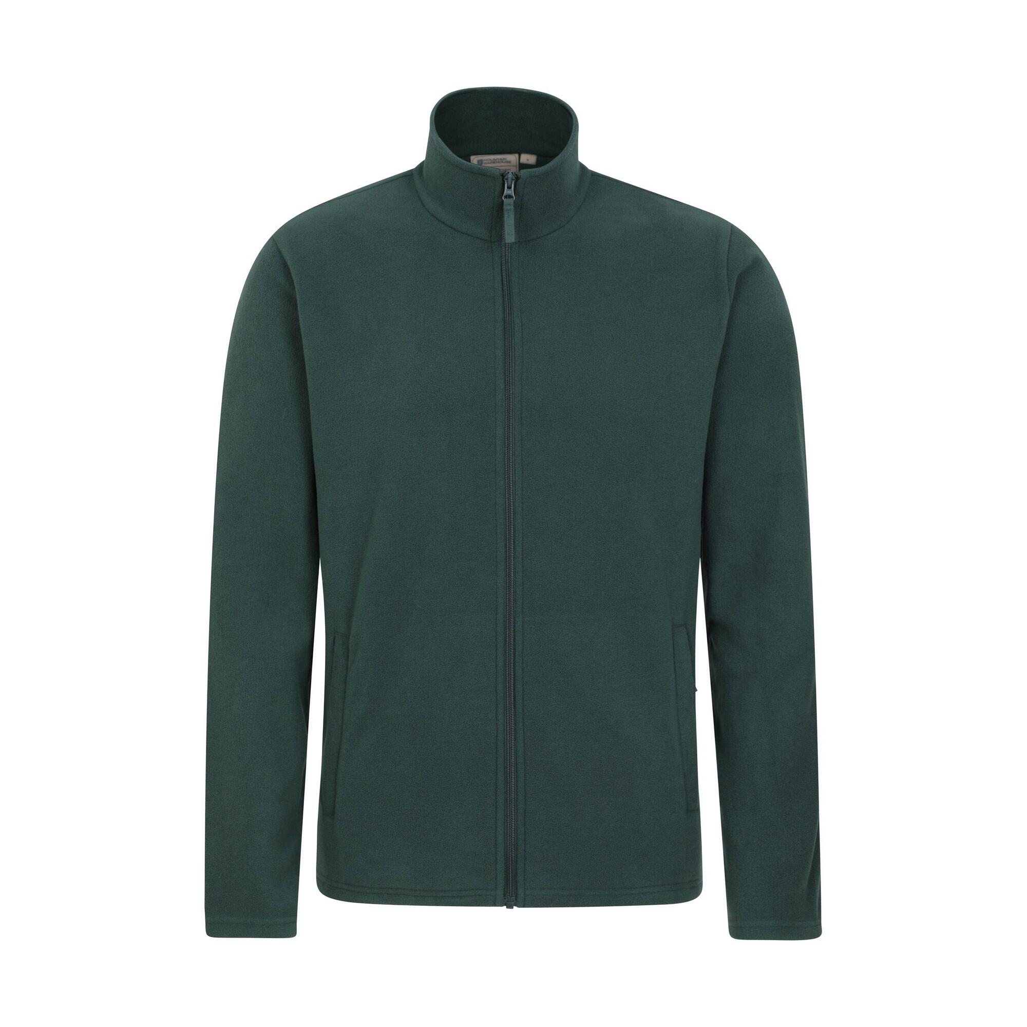 MOUNTAIN WAREHOUSE Mens Camber Fleece Jacket (Dark Green)