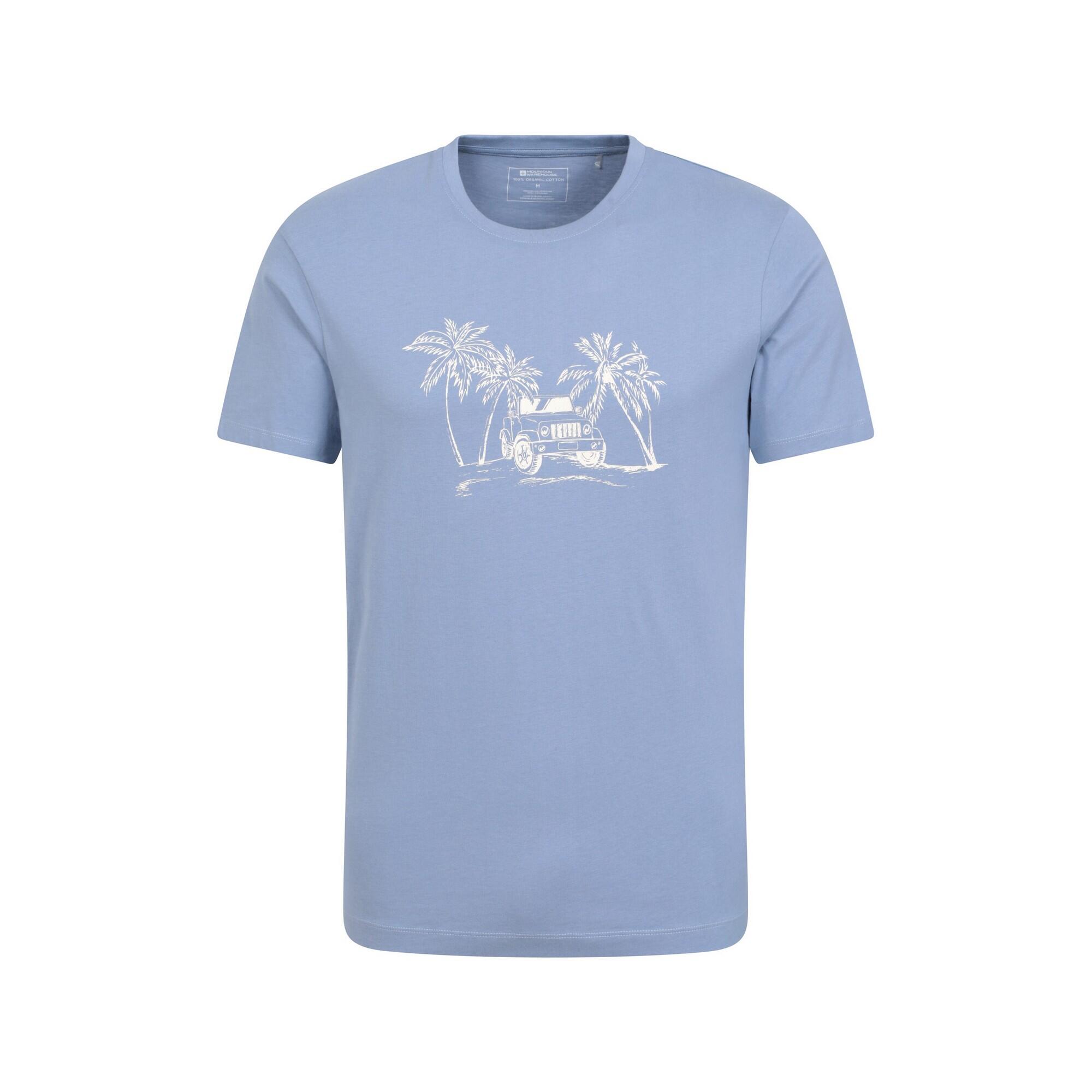 MOUNTAIN WAREHOUSE Mens Ocean Drive TShirt (Blue)