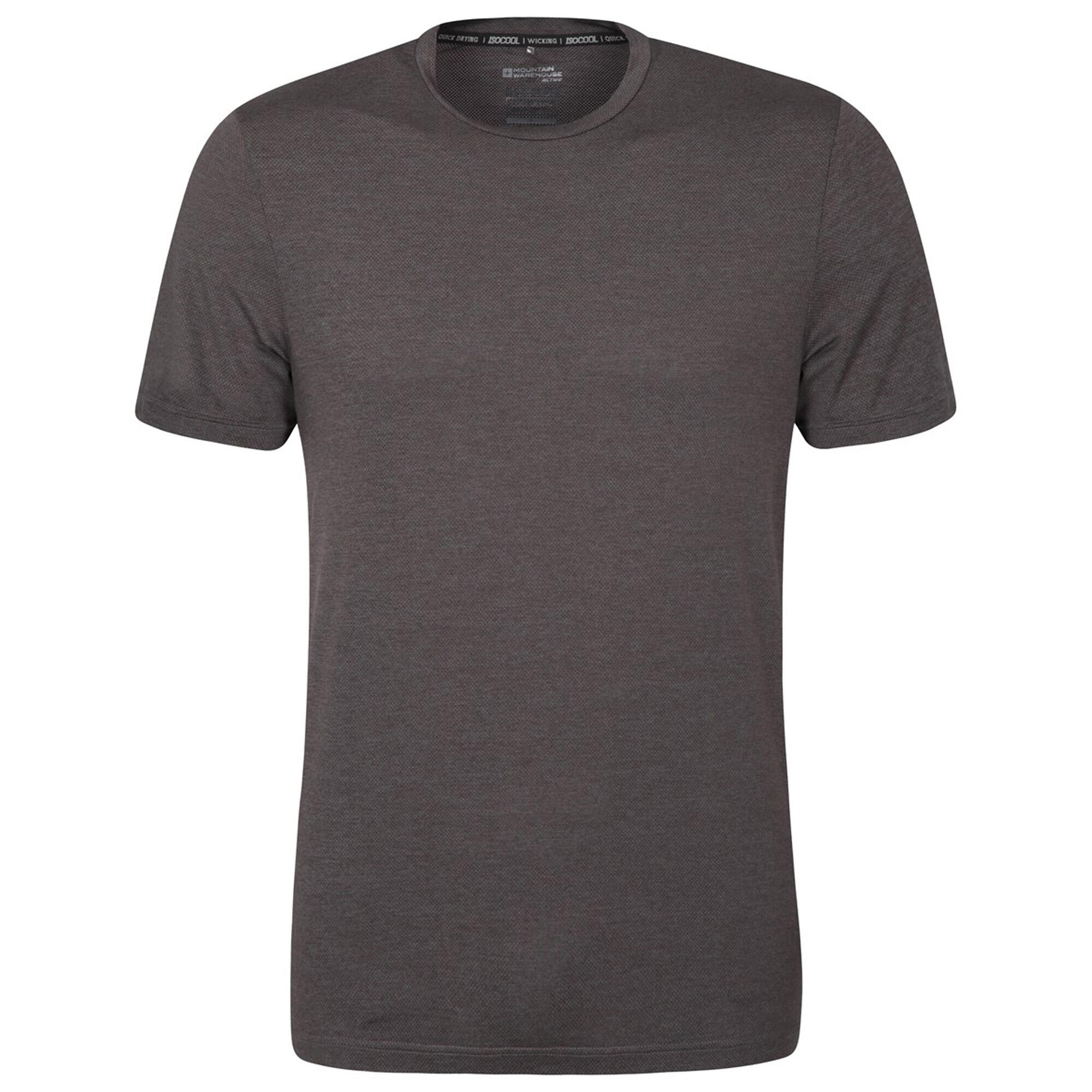 MOUNTAIN WAREHOUSE Mens Agra Melange TShirt (Black)