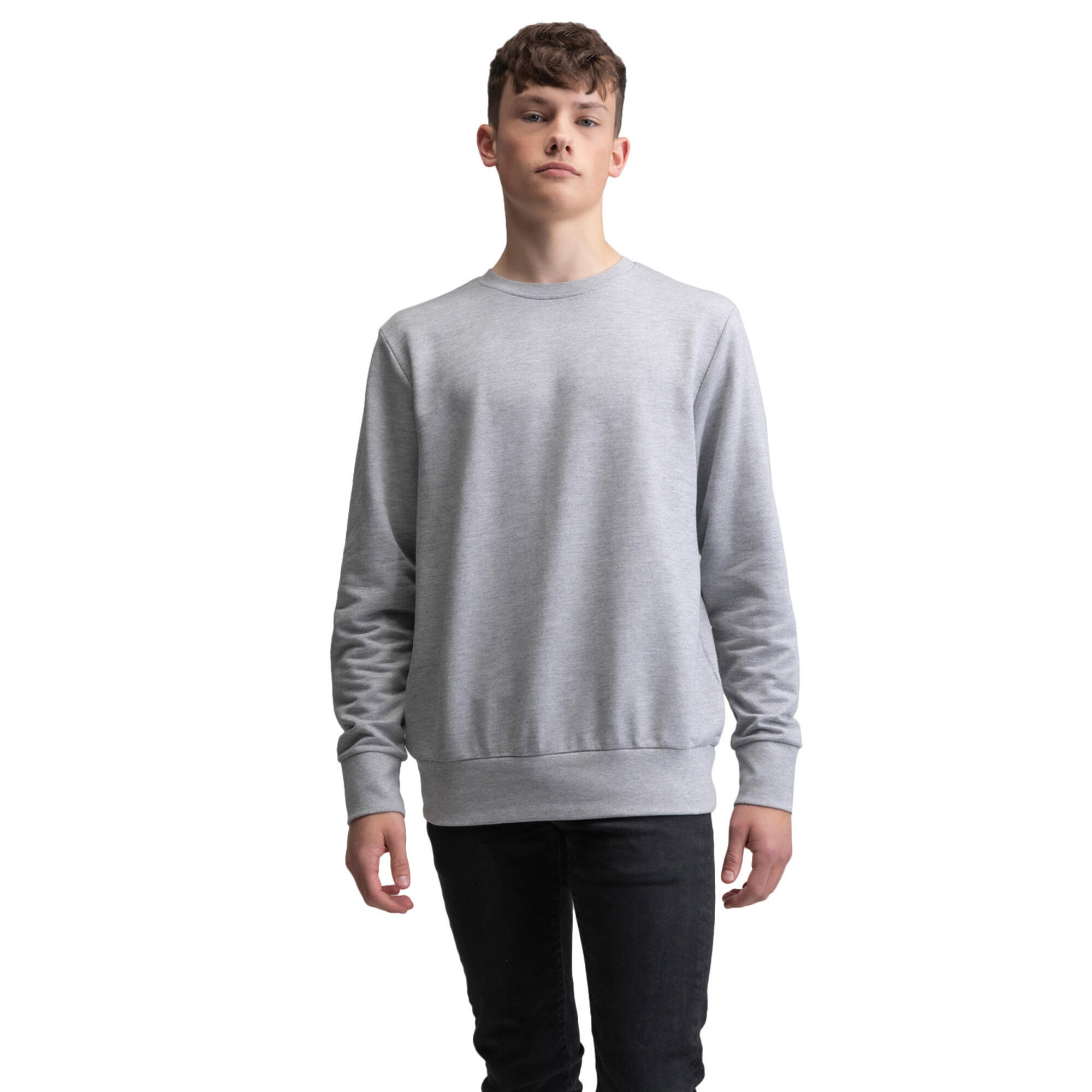 "Essential" Sweatshirt für HerrenDamen Unisex Damen und Herren meliert meliert 3/3