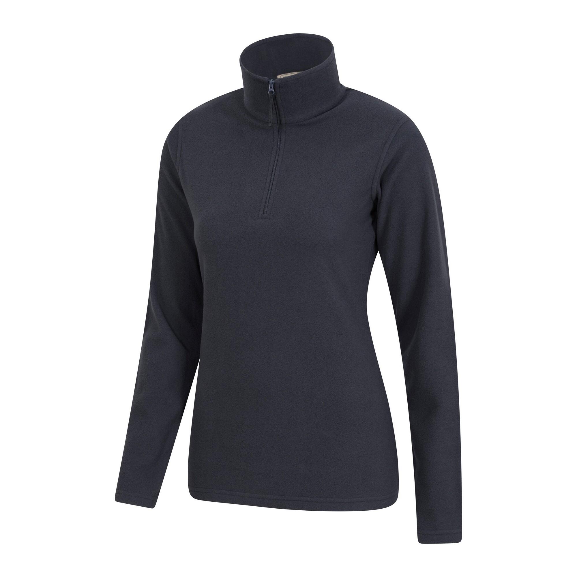 Felpa In Pile Donna Mountain Warehouse Camber II Blu Scuro 2/4