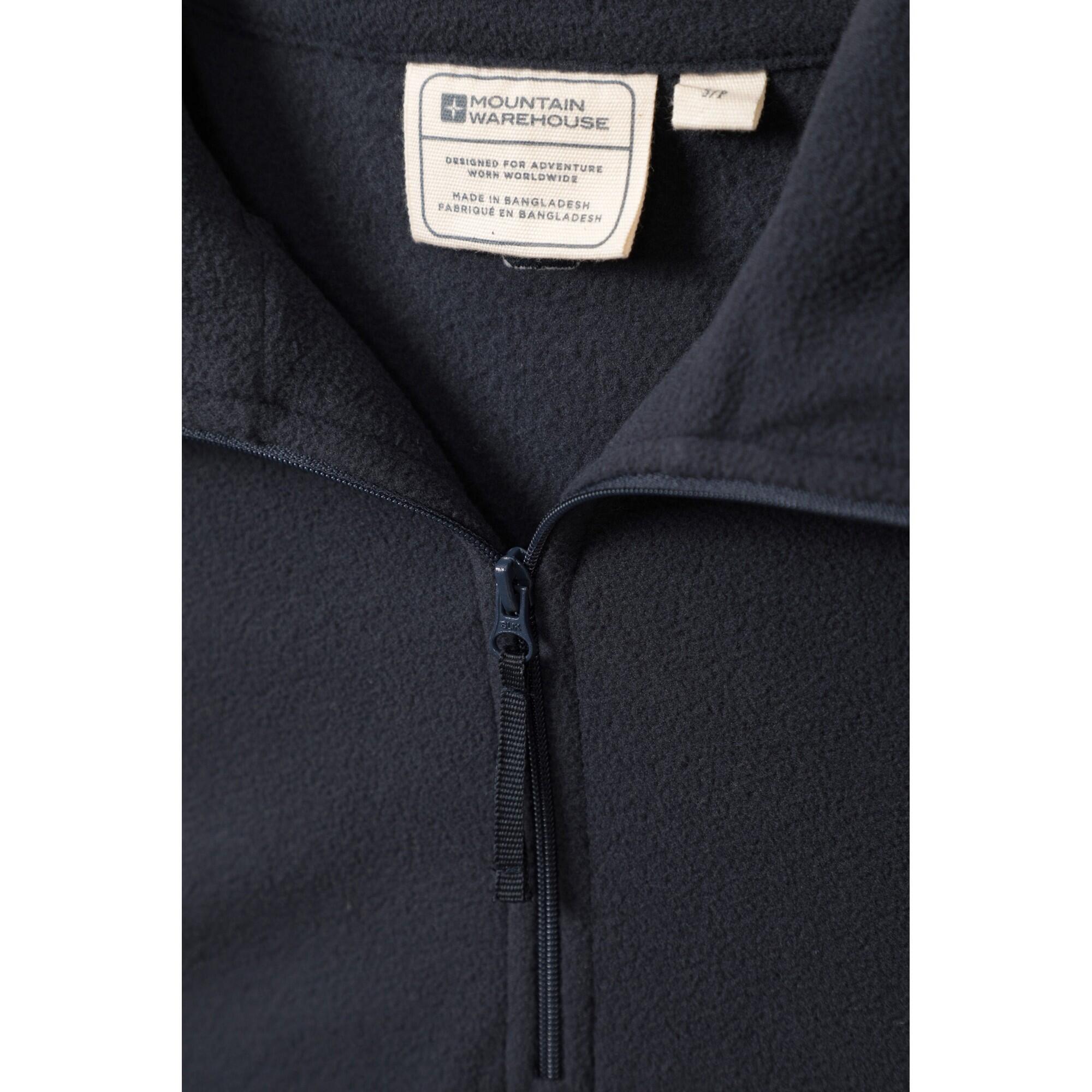 Felpa In Pile Donna Mountain Warehouse Camber II Blu Scuro 4/4