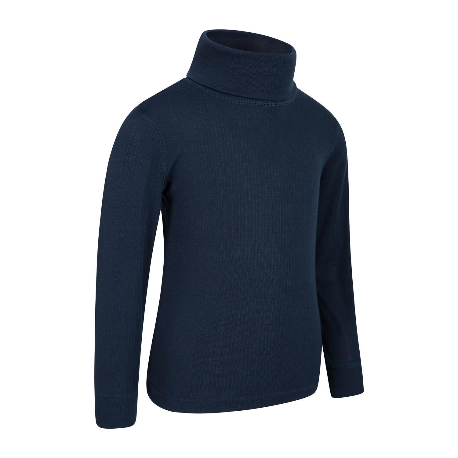 "Talus" Oberteil Rollkragen für Langärmlig Kinder Marineblau 4/4