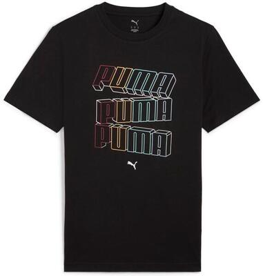 Puma ess logo lab hog t-shirt. zwart. xl