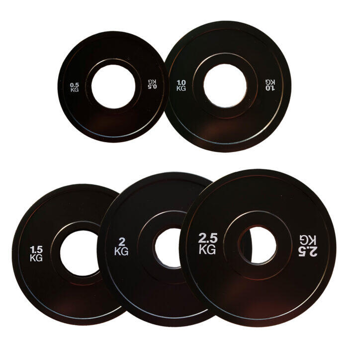 Discos Pesas Olímpicos Bumper Fraccional (2 uds. de 0,5kg. cada uno) 2/3