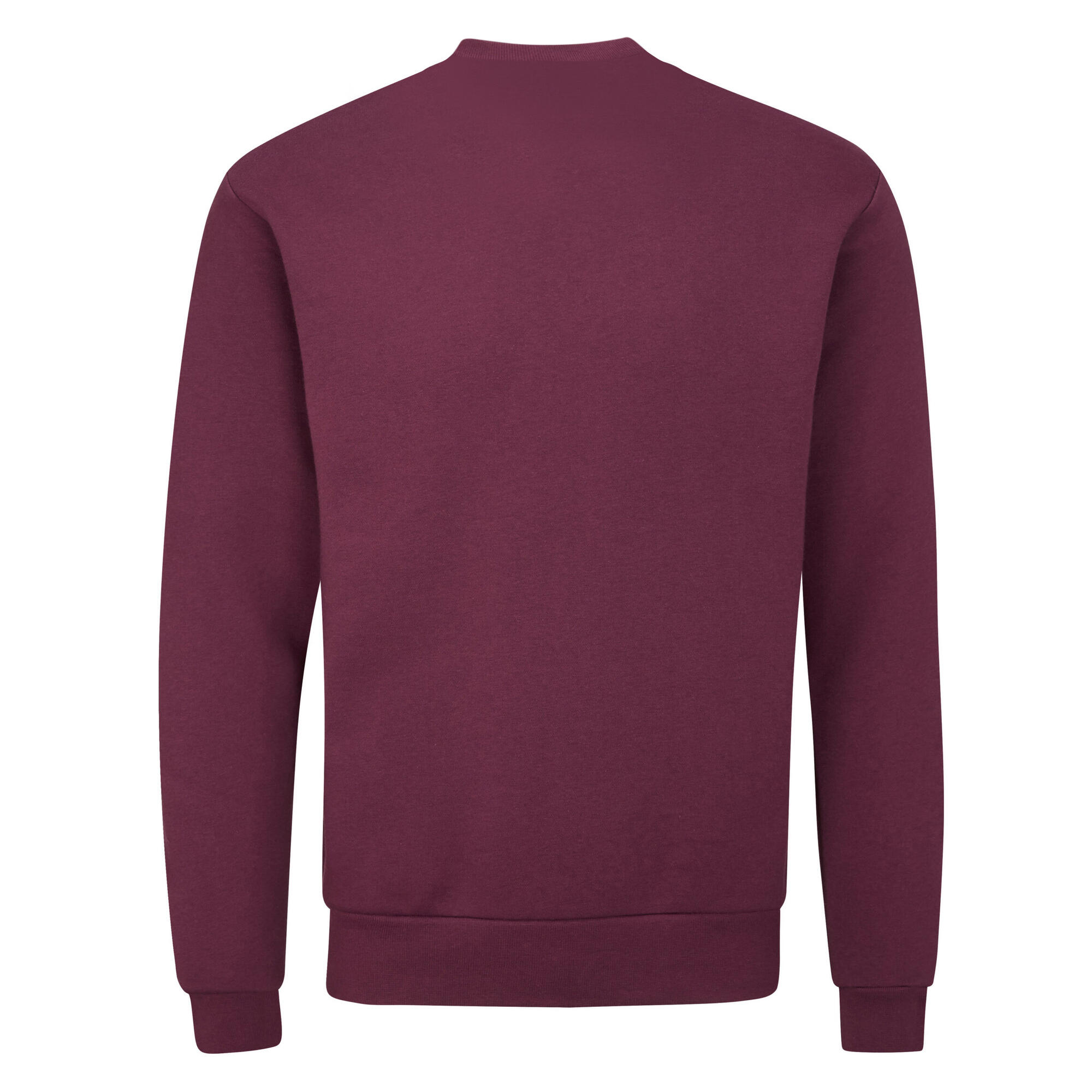 "Essential" Sweatshirt für HerrenDamen Unisex Damen und Herren Burgunderrot 2/2