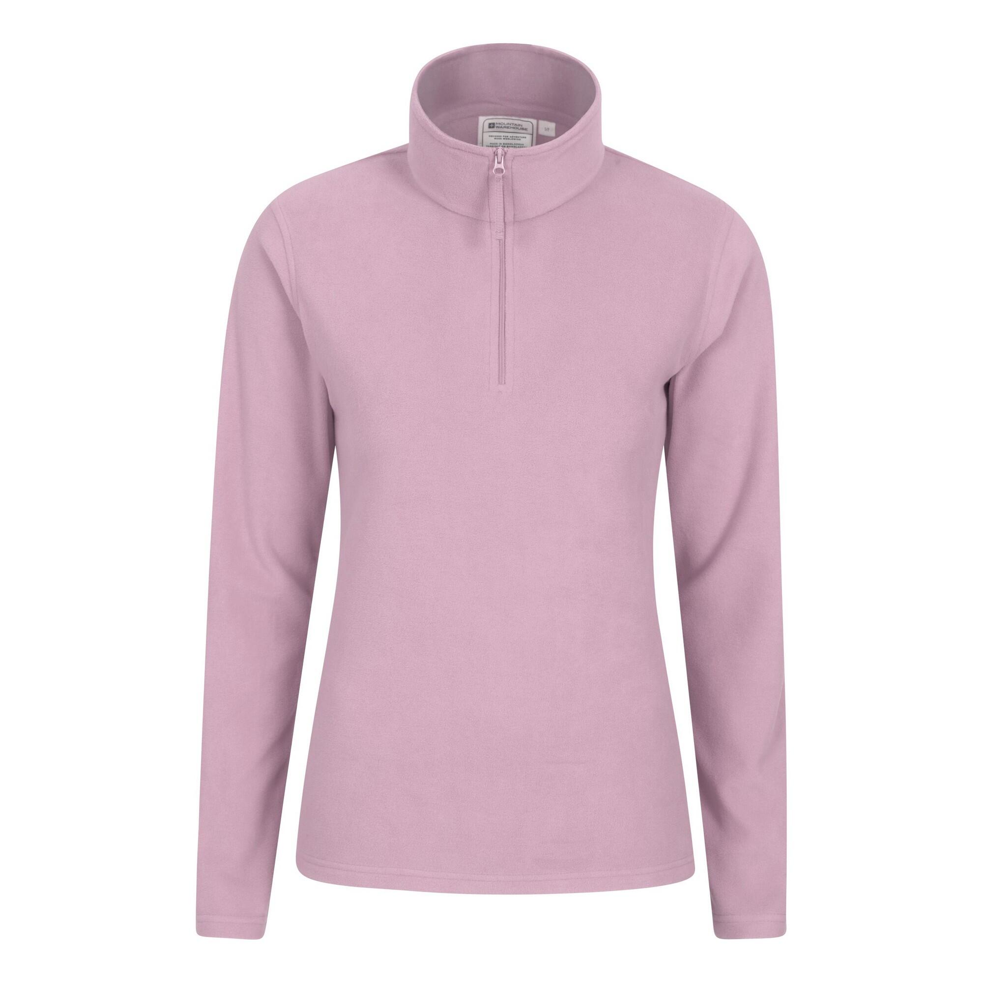MOUNTAIN WAREHOUSE Womens/Ladies Camber II Fleece Top (Light Pink)