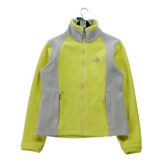Second life - Damen TNF Gelbes Fleecejacke - In sehr gutem Zustand