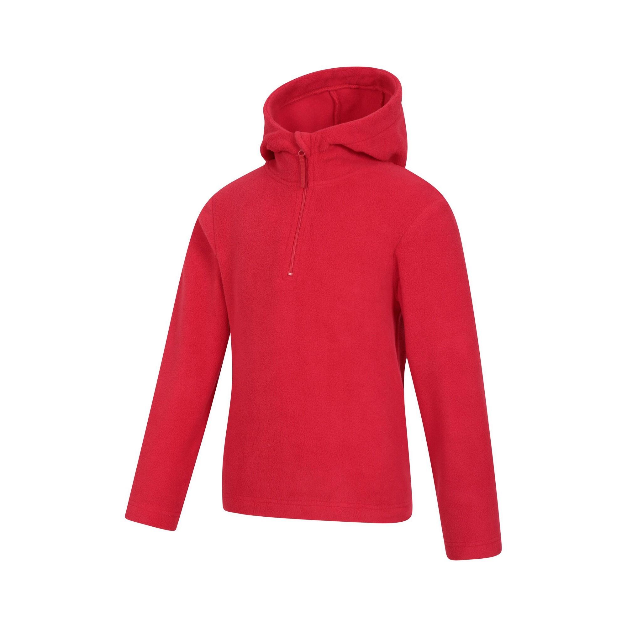 "Camber II" Kapuzenpullover für Kinder Dunkelrot 3/4