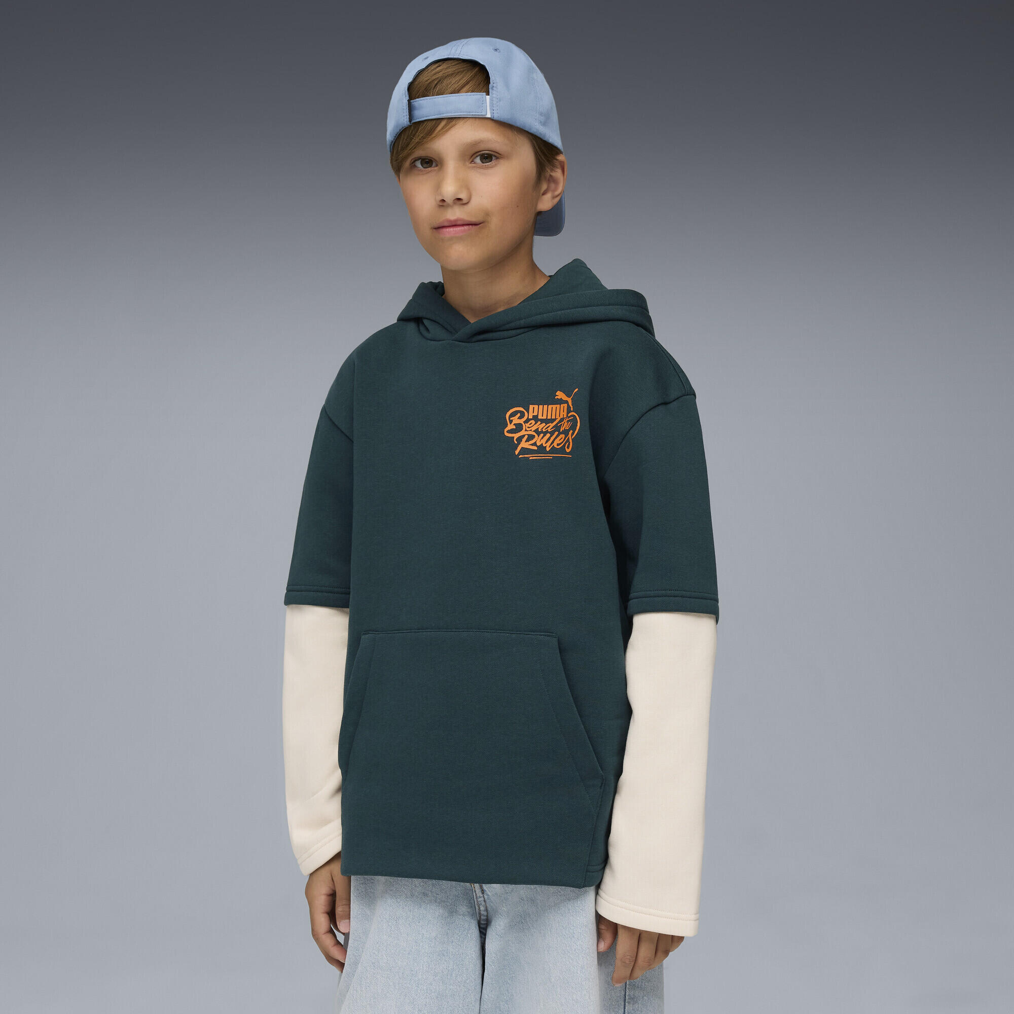 Sudadera doble con capucha MID90s Niño PUMA 2/5