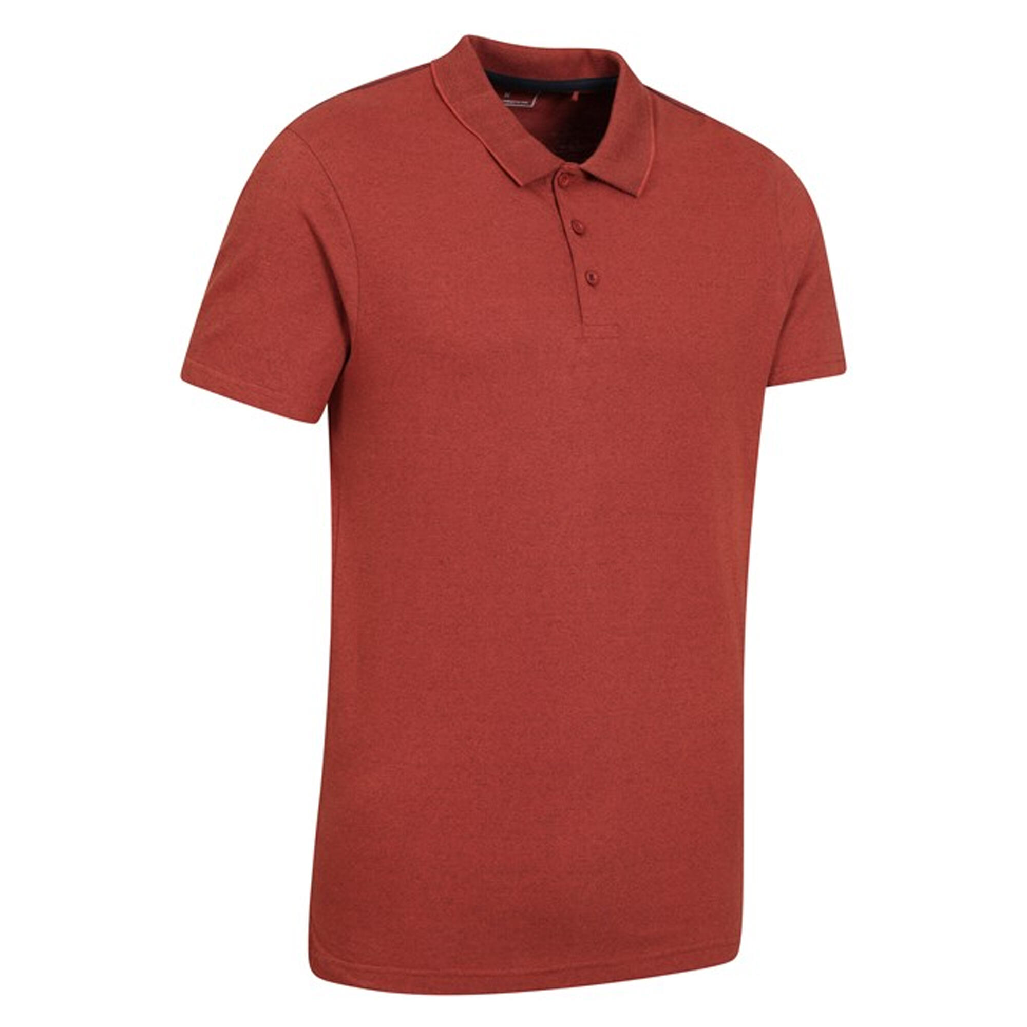 Maglietta Polo Struttura Uomo Mountain Warehouse Cordyline Ruggine 3/4