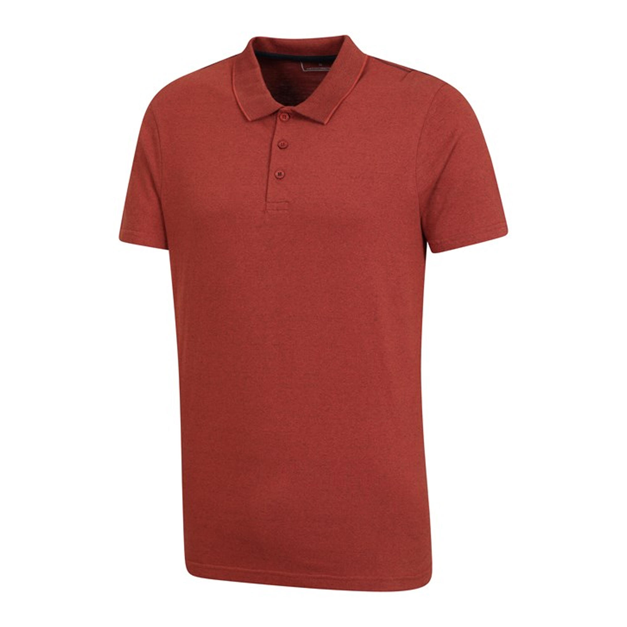 Maglietta Polo Struttura Uomo Mountain Warehouse Cordyline Ruggine 2/4