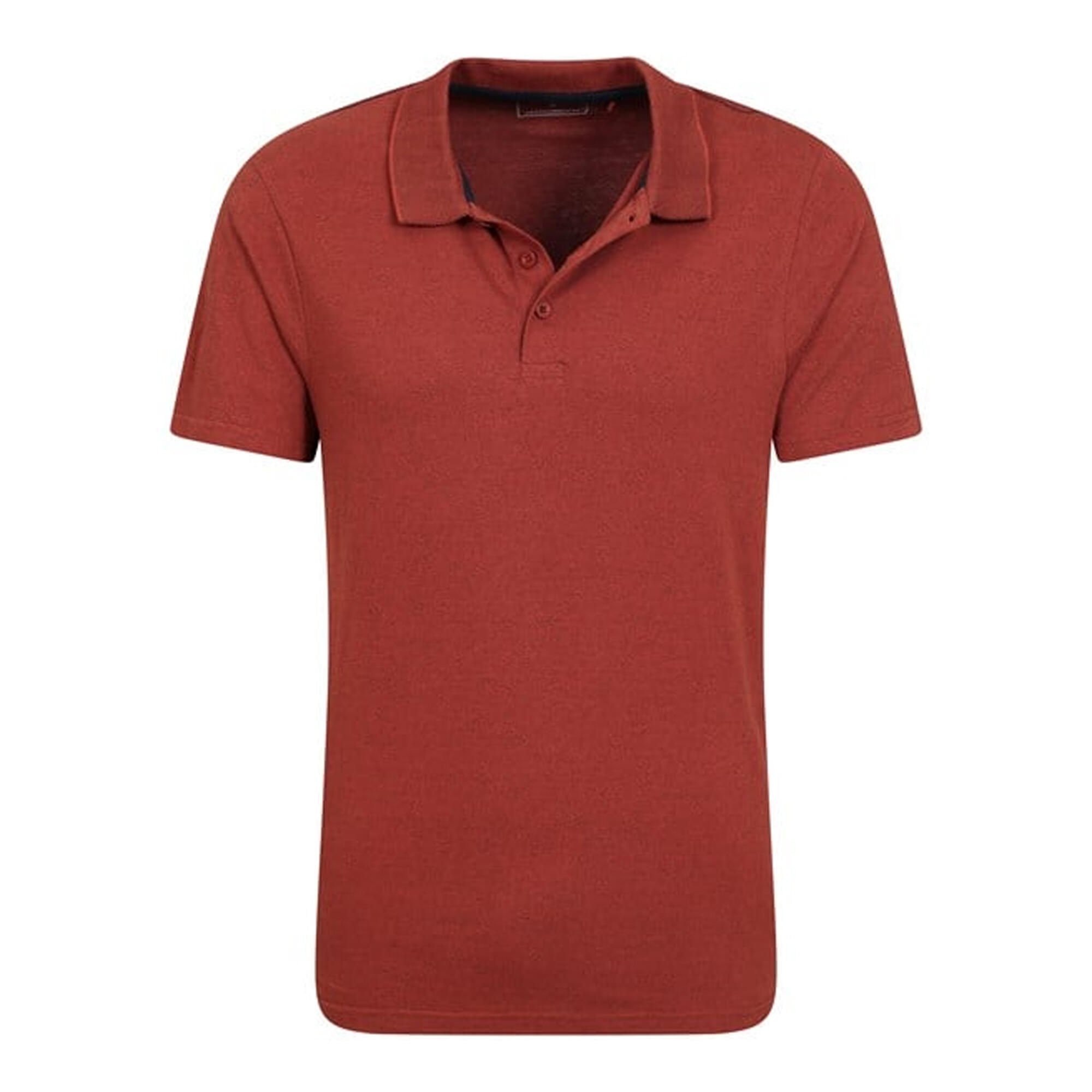 Maglietta Polo Struttura Uomo Mountain Warehouse Cordyline Ruggine 4/4