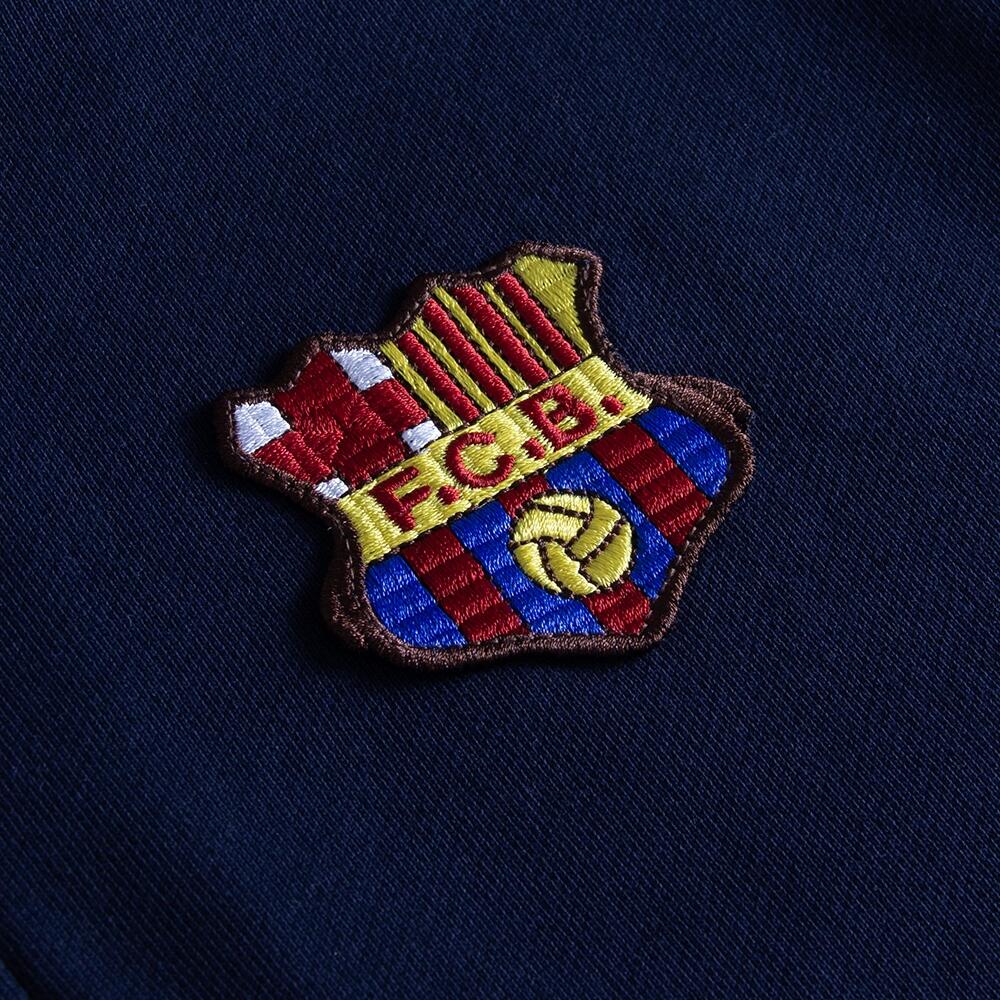 FC Barcelona 1899 Pull Bleu Marine Demi-Zip 3/7