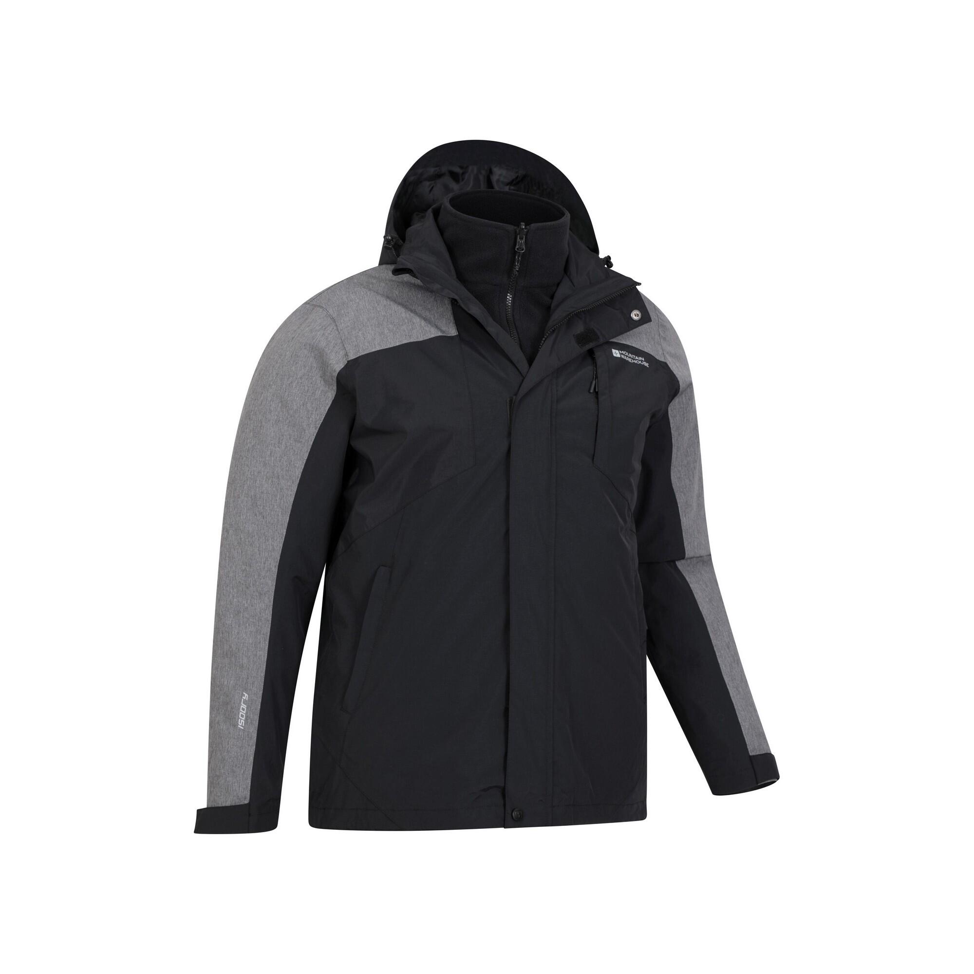 Veste Imperméable DISTRICT EXTREME Homme (Noir) 3/4