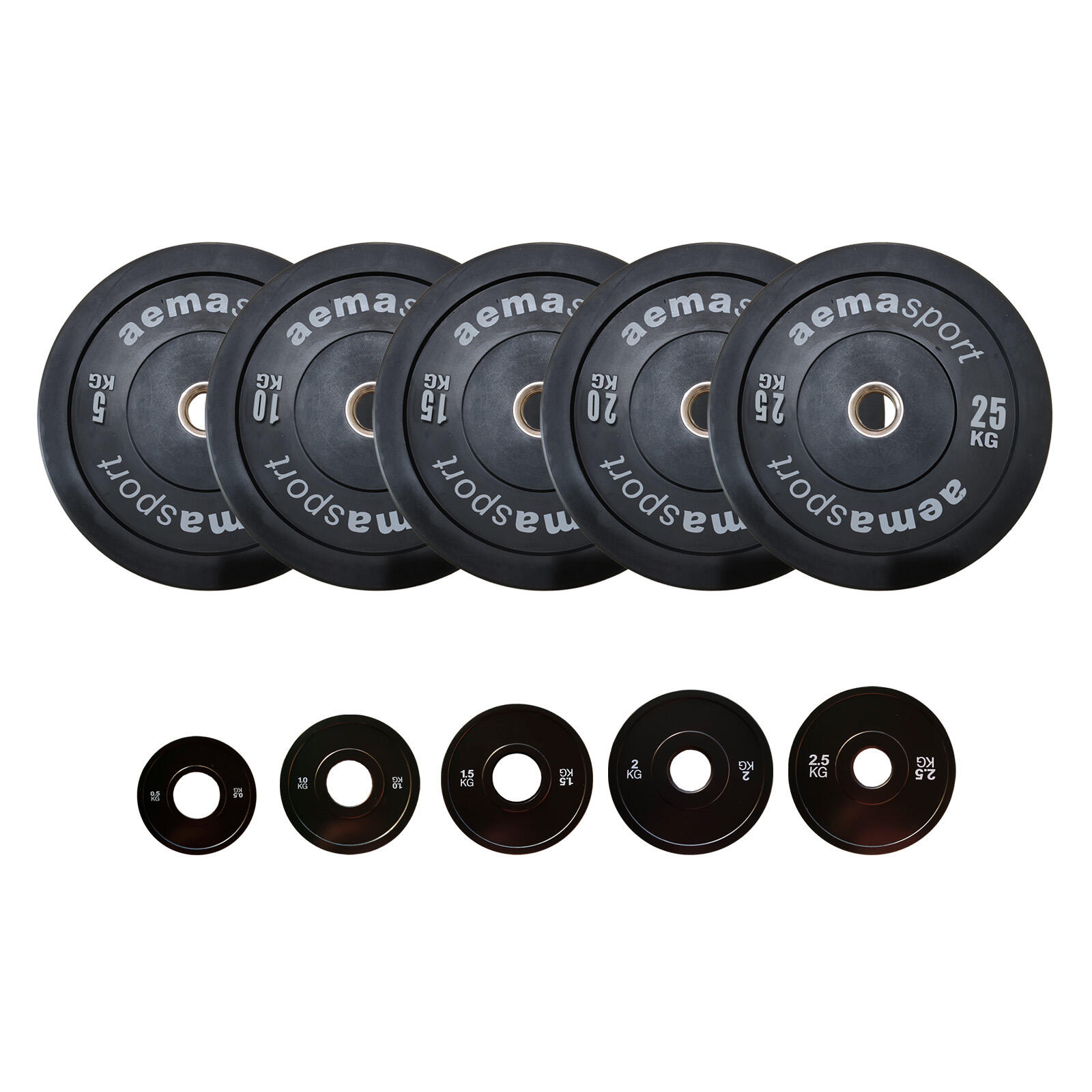 Discos Pesas Olímpicos Bumper Fraccional (2 uds. de 0,5kg. cada uno) 3/3