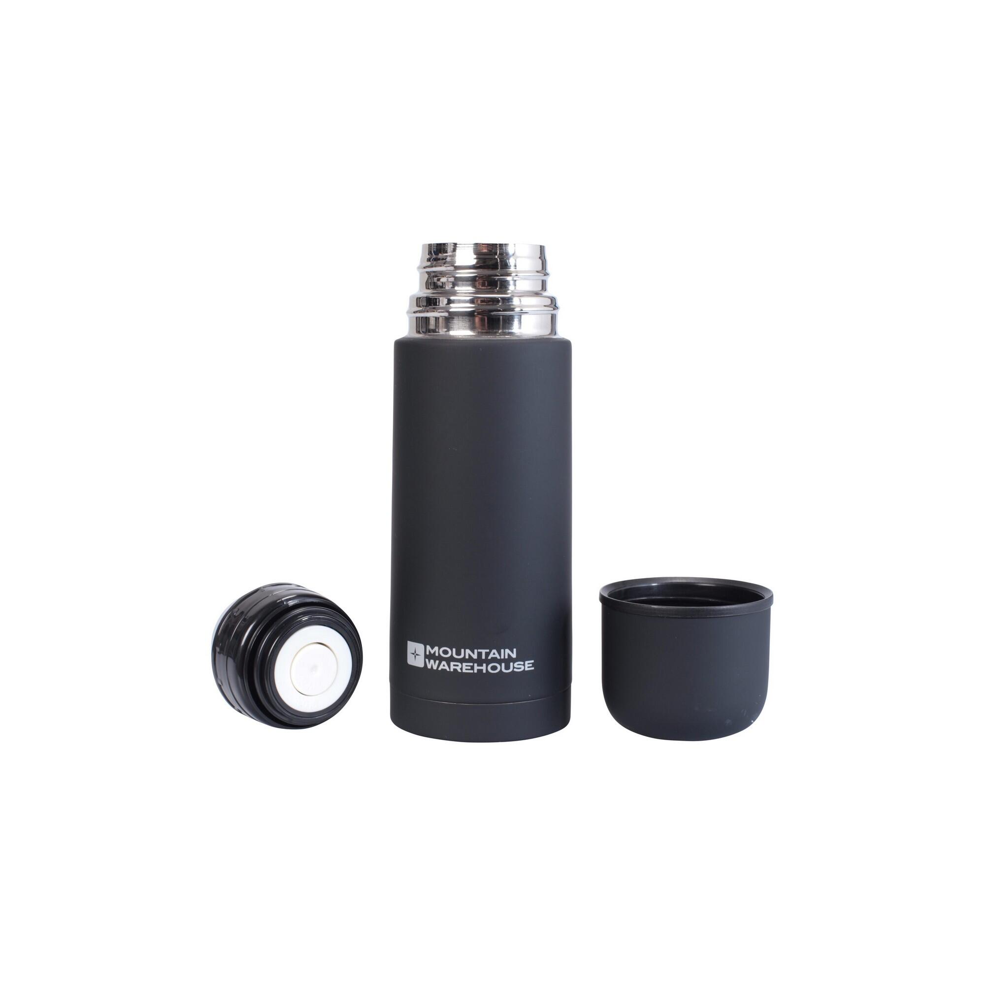 Thermosflasche, 350ml Damen und Herren Schwarz 3/4