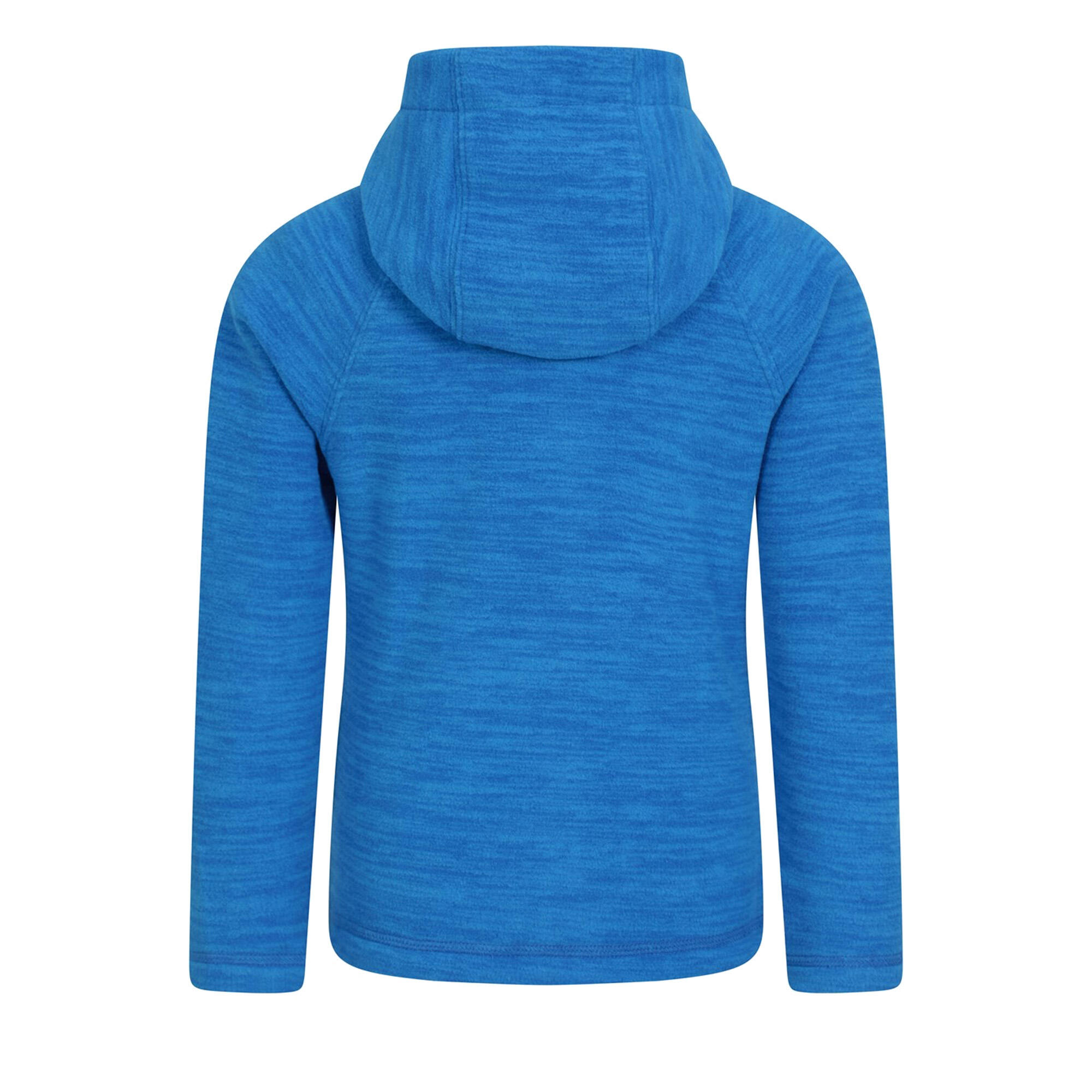 "Snowdonia II" Hoodie mit durchgehendem Reißverschluss für Kinder Blau 2/4