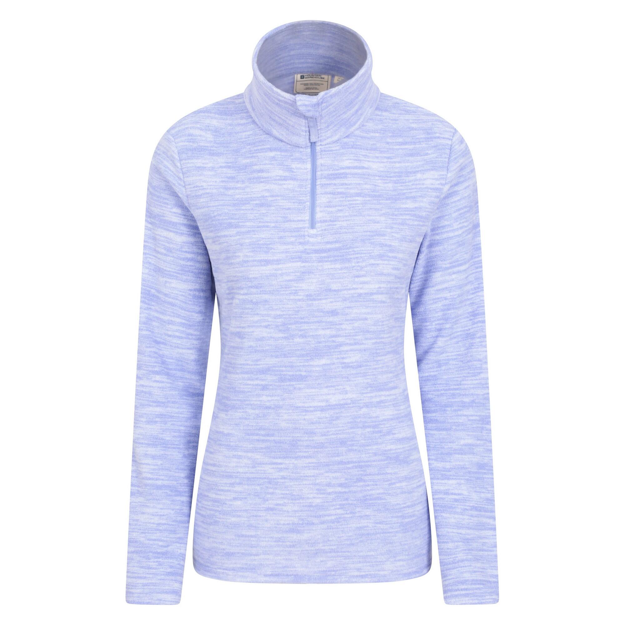 MOUNTAIN WAREHOUSE Womens/Ladies Snowdon Melange Fleece Top (Lilac)