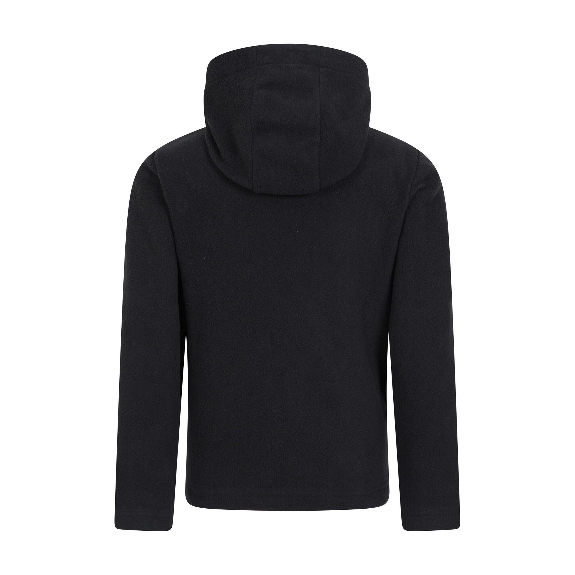"Camber" Kapuzenpullover mit kurzem Reißverschluss für (2erPack) Kinder Schwarz 3/4