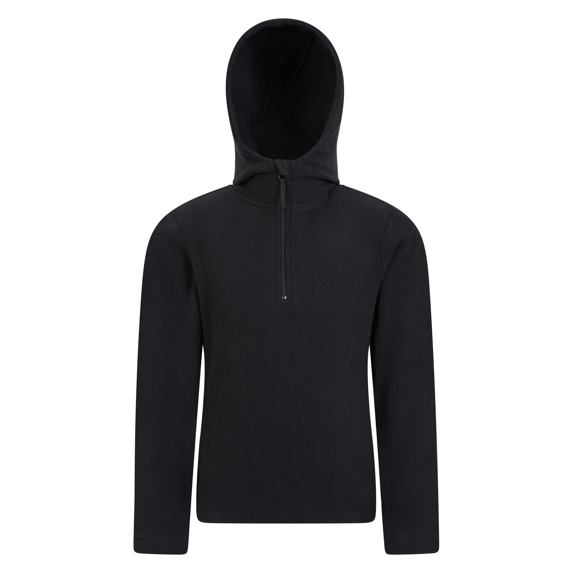 "Camber" Kapuzenpullover mit kurzem Reißverschluss für (2erPack) Kinder Schwarz 2/4