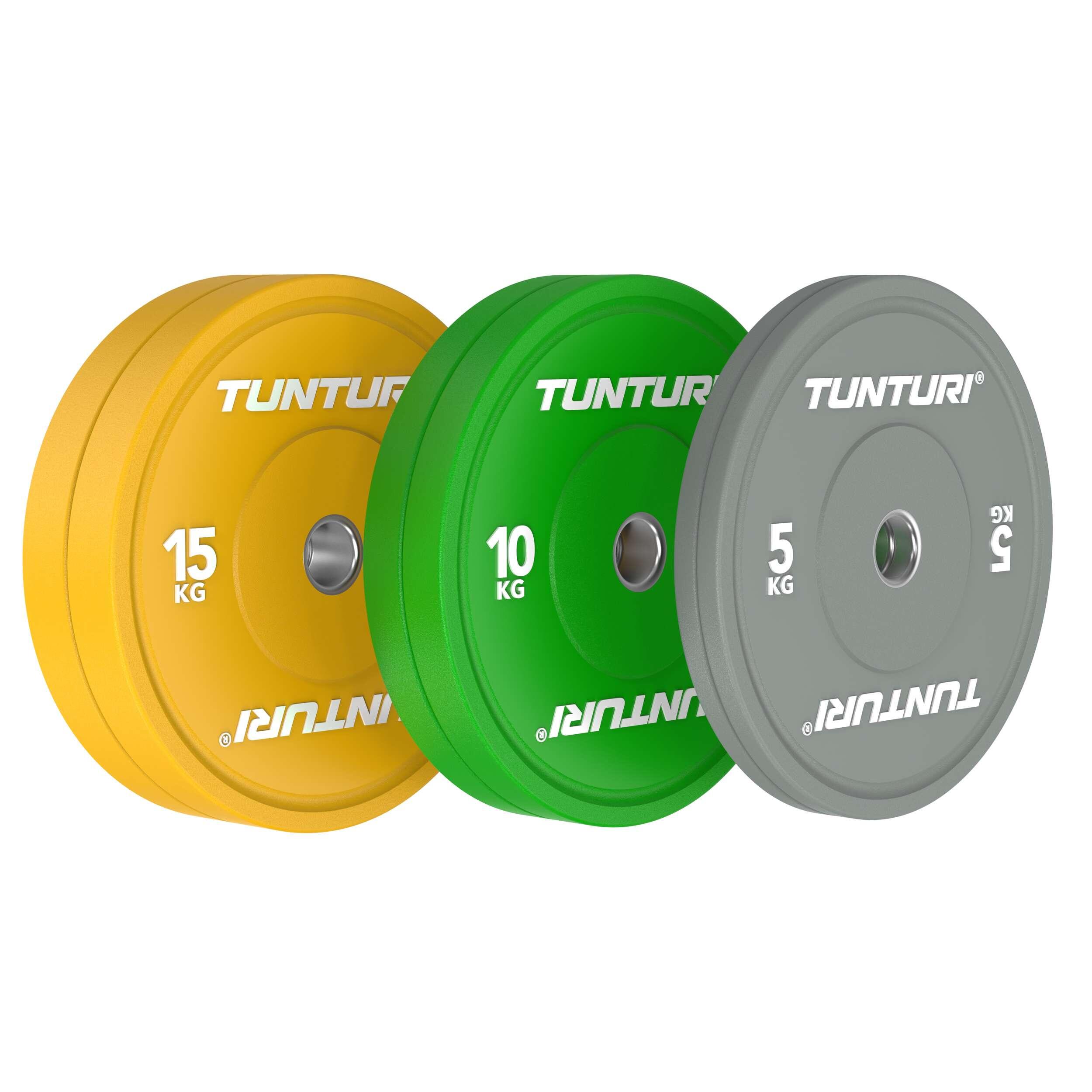 Platinum bumper plates - Poids d'haltère - Disques d'haltères - Set 60kg 2/7