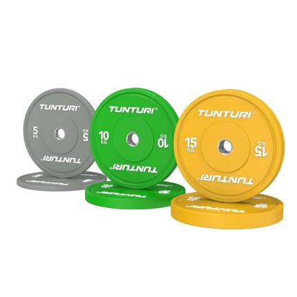 Platinum bumper plates - Poids d'haltère - Disques d'haltères - Set 60kg