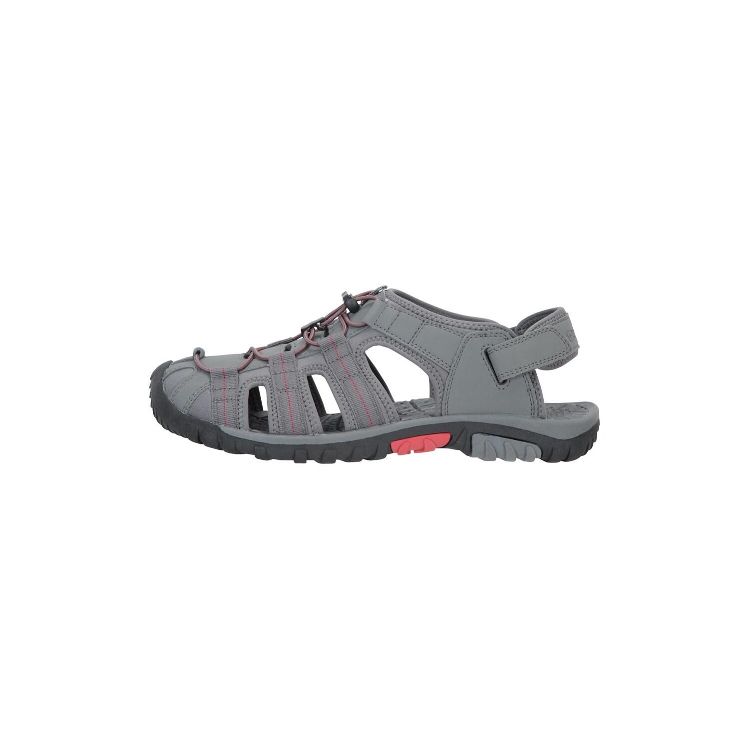 Mens Trek Sandals (Grey) 3/4