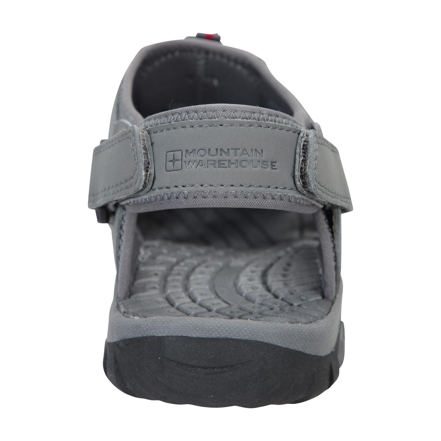 Mens Trek Sandals (Grey) 2/4